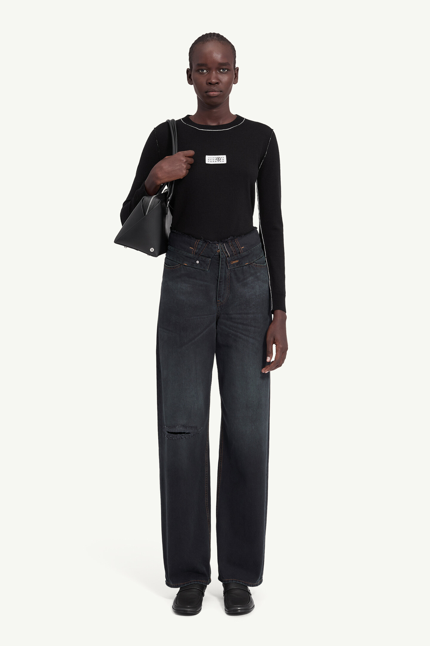 MM6 ストレートレッグジーンズ MM6 ストレートレッグジーンズ ブルー | Maison Margiela公式