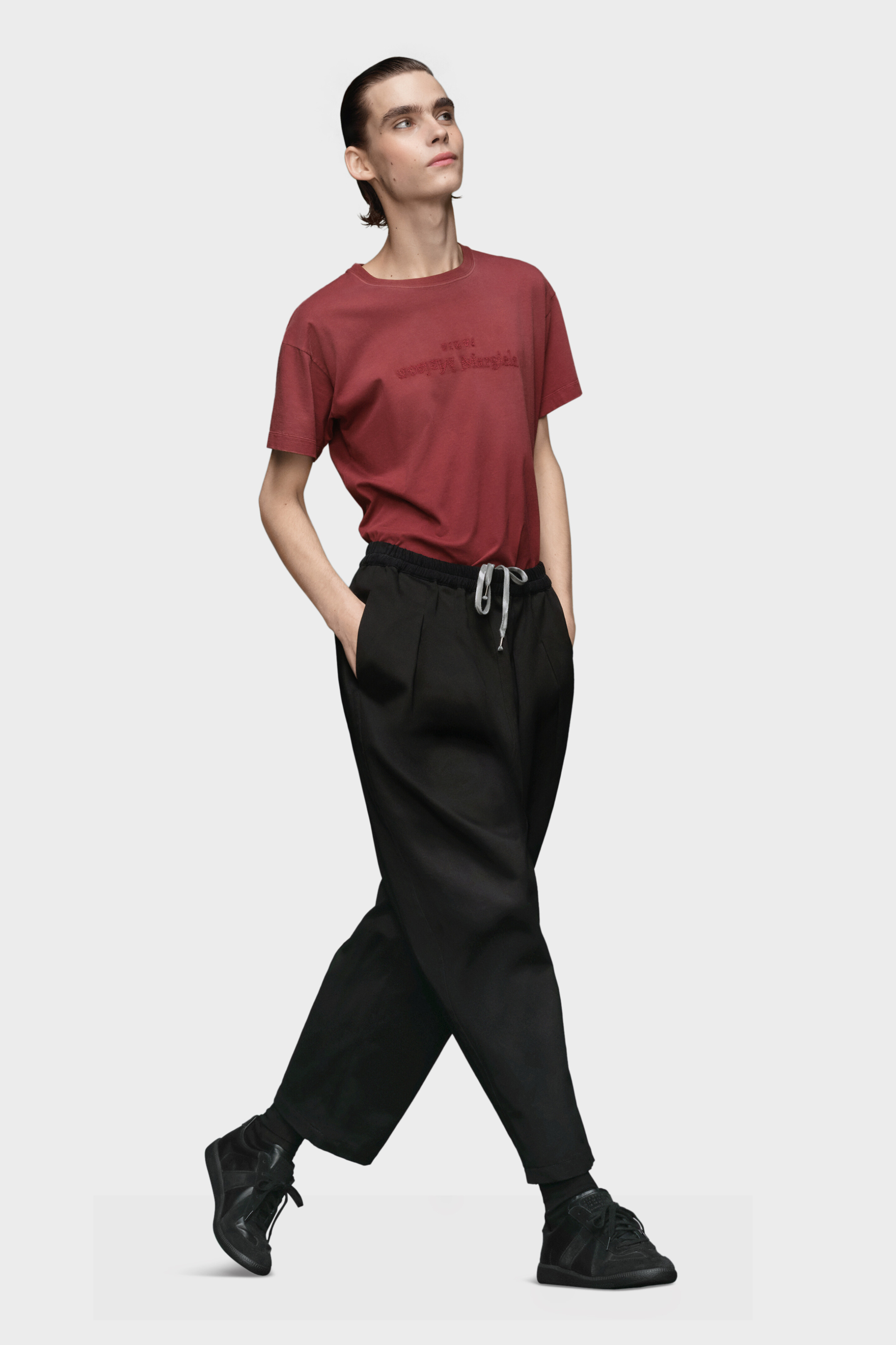 Men's Black Cotton Trousers | Maison Margiela