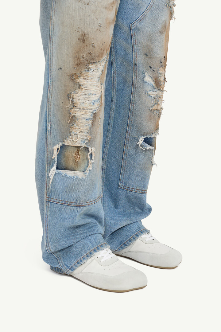 靴 MM6 Maison Margiela Flat Shoes White 37 White Anatomic Sneakers | MM6 Official