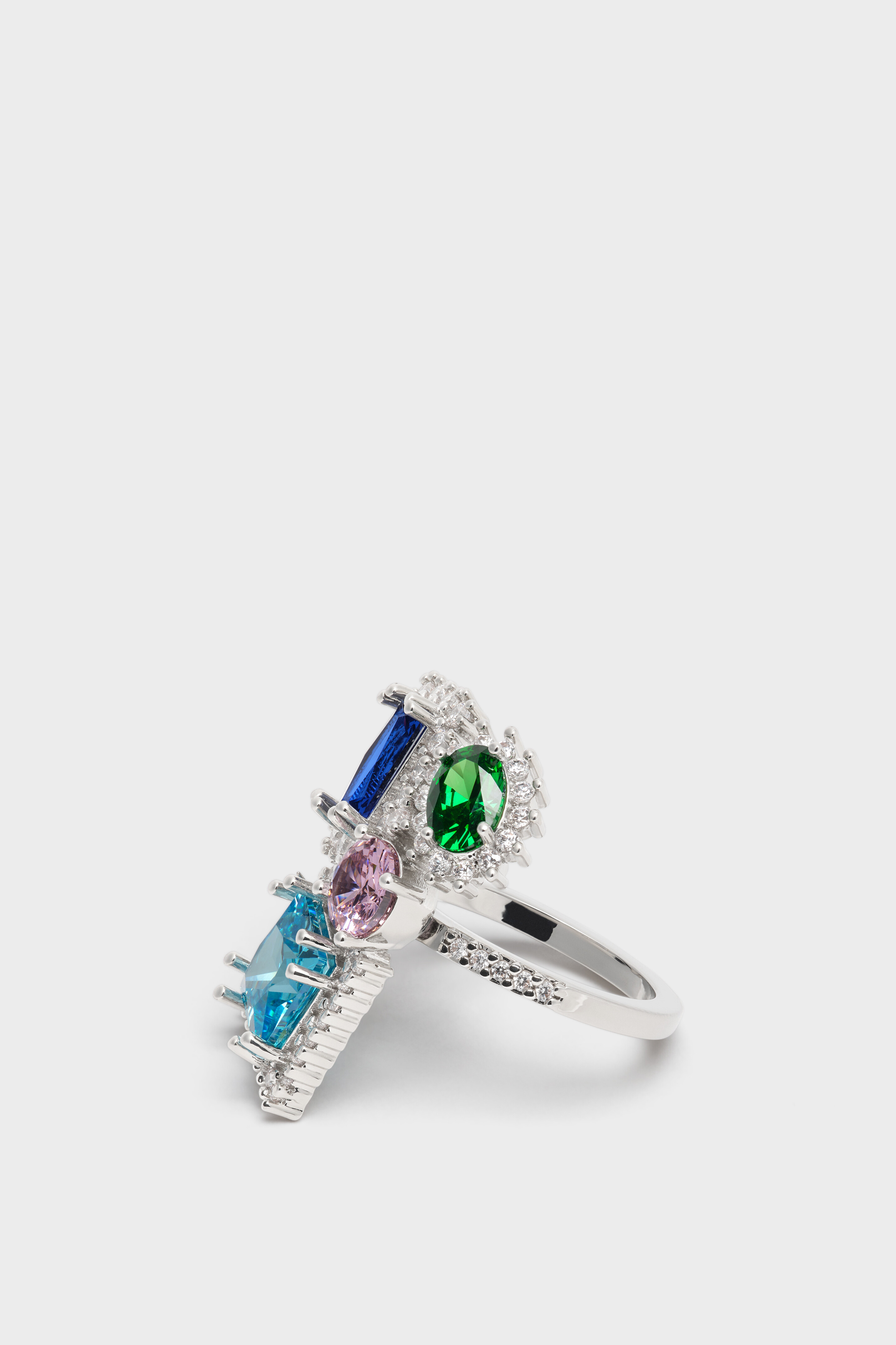 Polished palladio Cluster Ring | Maison Margiela Official