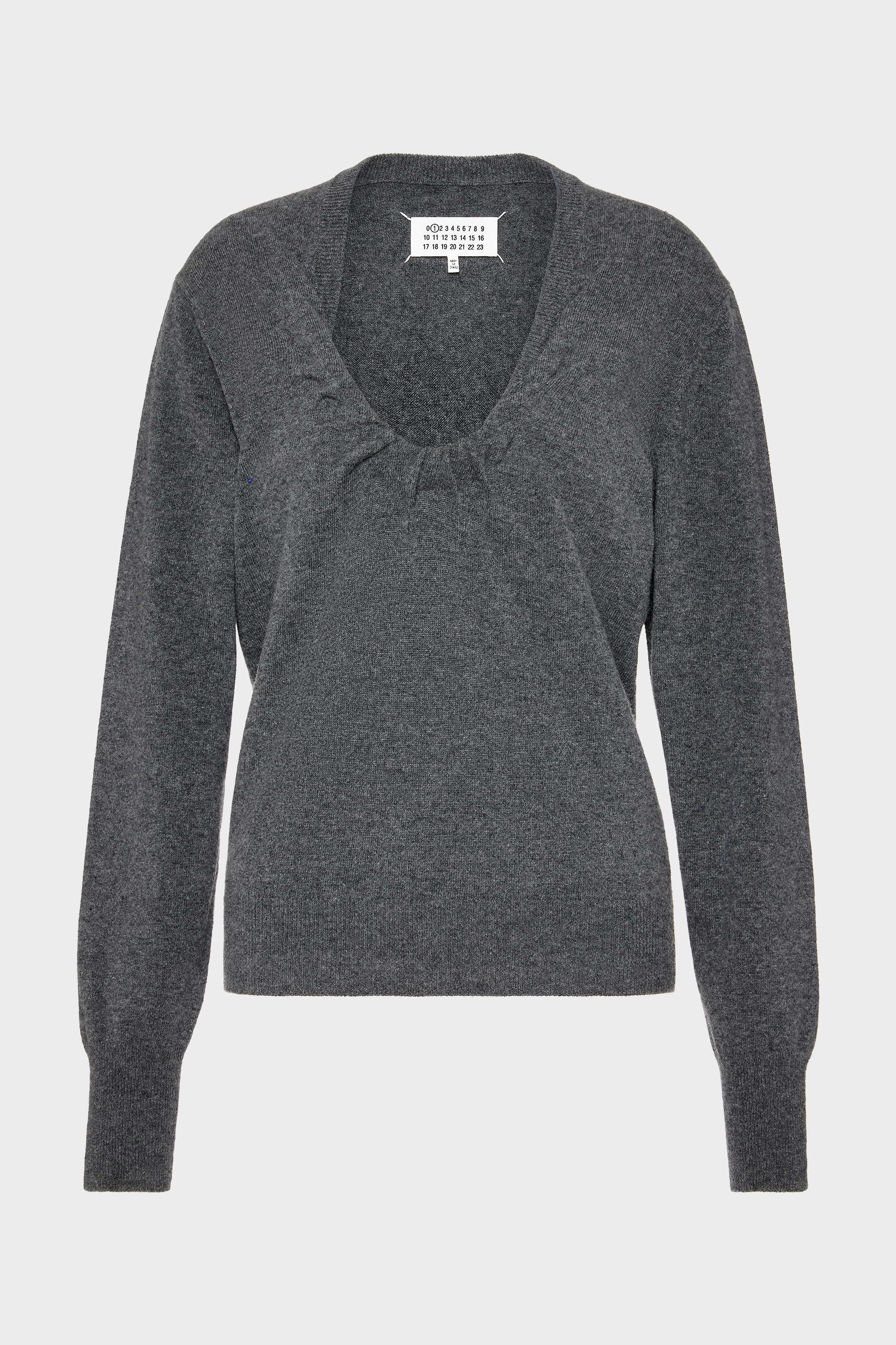 Grey Twisted Knit Crewneck Sweater | Maison Margiela Official Grey Twisted Knit Crewneck Sweater | Maison Margiela Official
