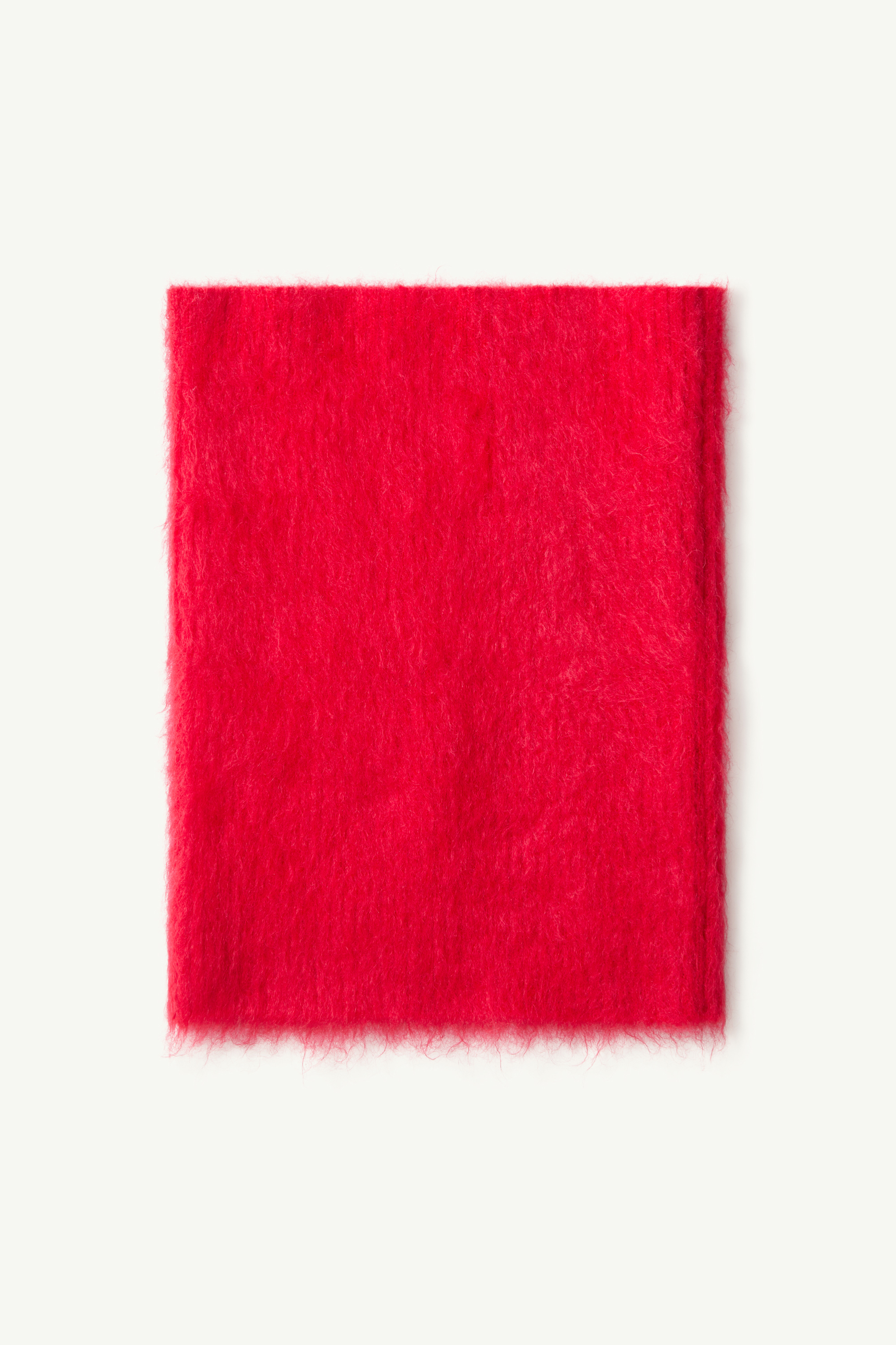 Brushed knit neck warmer