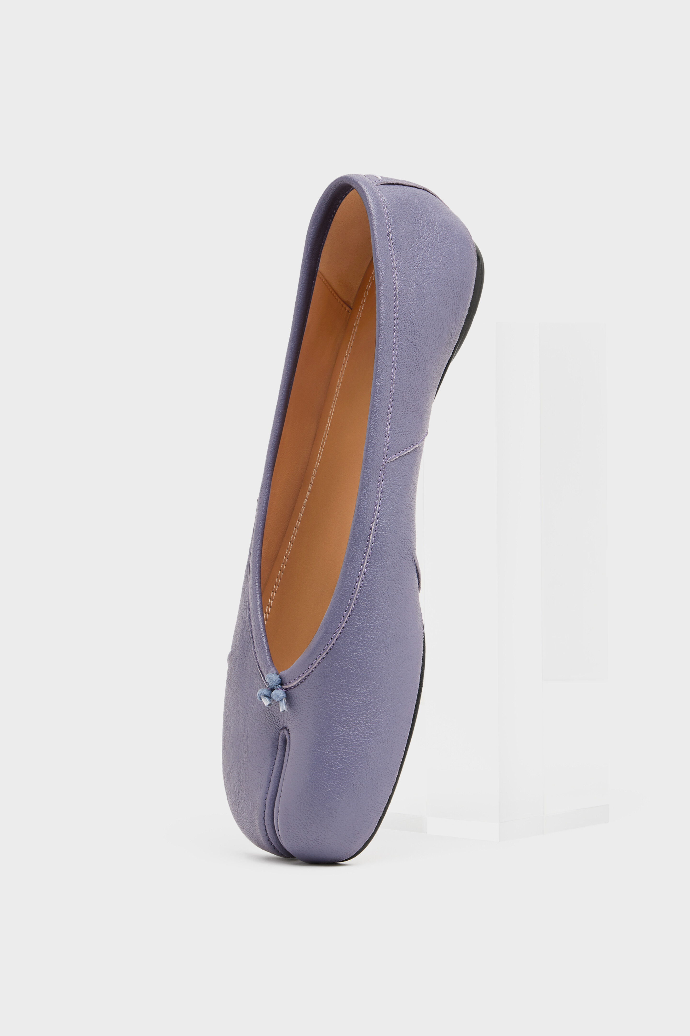 Women's Blue Leather Tabi New Flats | Maison Margiela