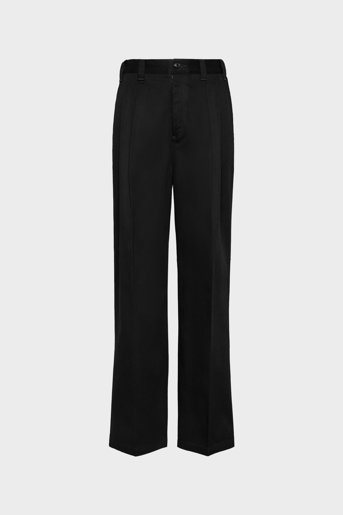Men's Black Skater Chino Trousers | Maison Margiela