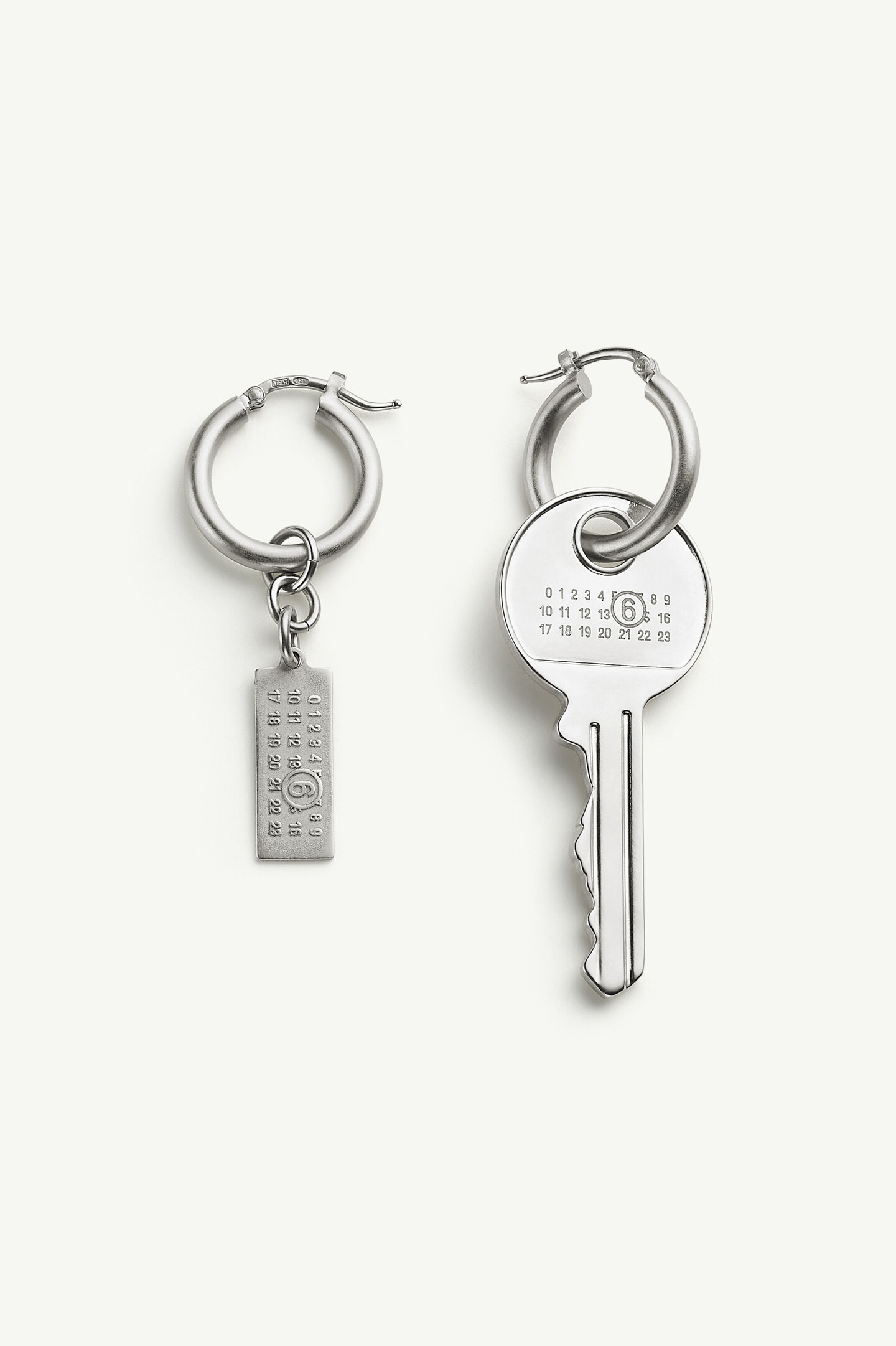 Tag and Key Earrings | Maison Margiela