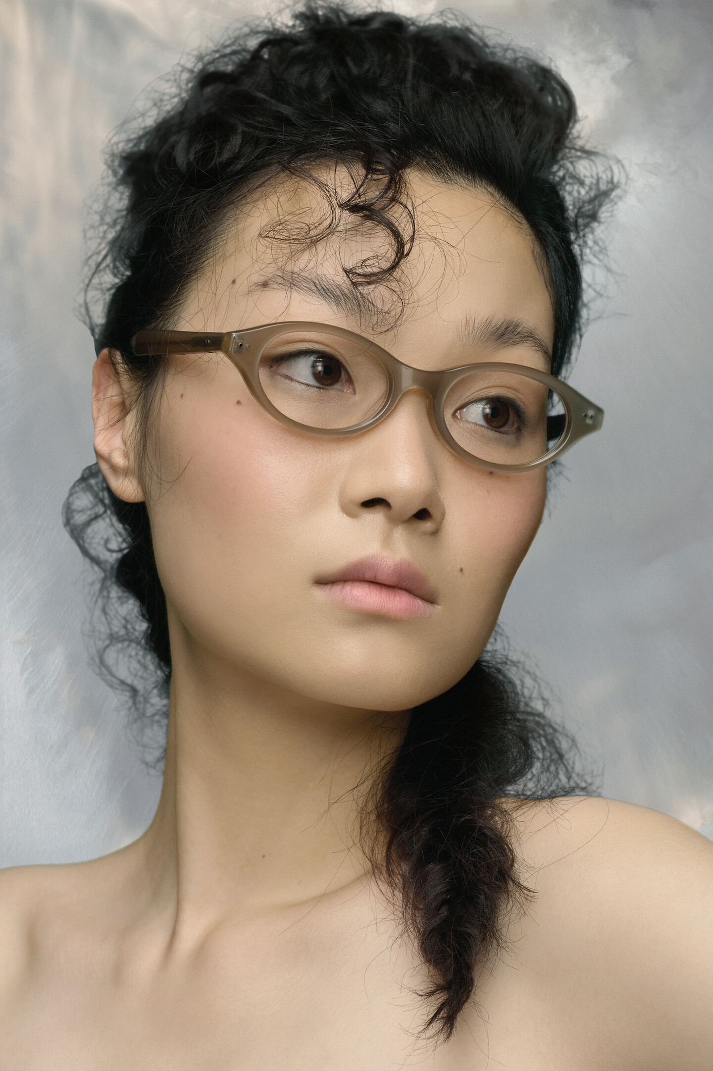 Maison Margiela × GENTLE MONSTER / メガネ/--/プラスチック/GRY/CLR/レディース/MM111/ケース付き Glasses MM X Gentle Monster MM111 | Maison Margiela