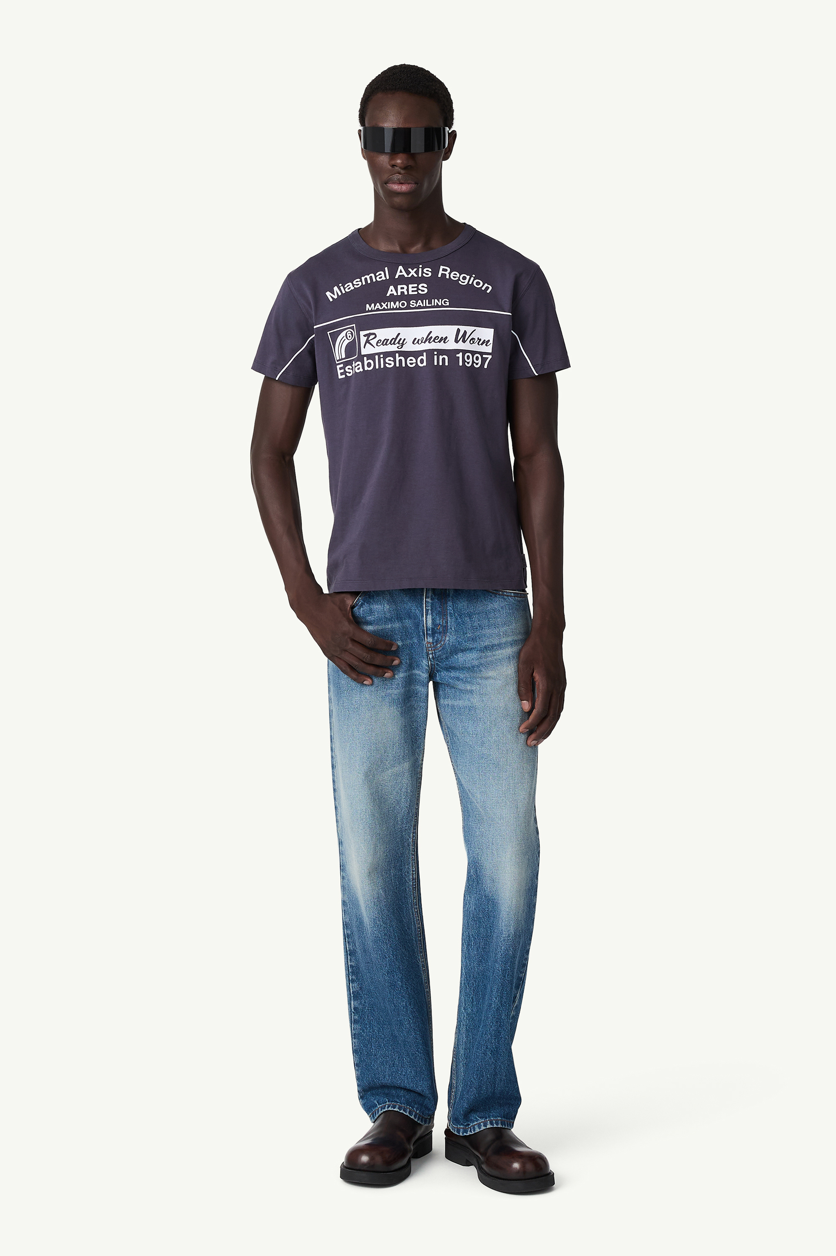 アナグラム プリント Tシャツ