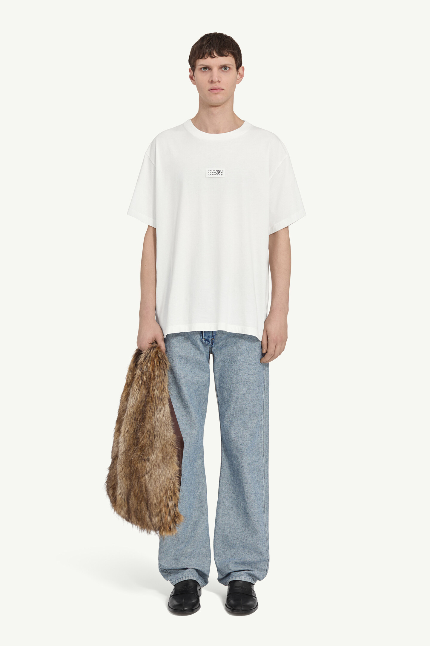 MM6 「ニューメリック」 コットン Tシャツ ホワイト | Maison Margiela公式