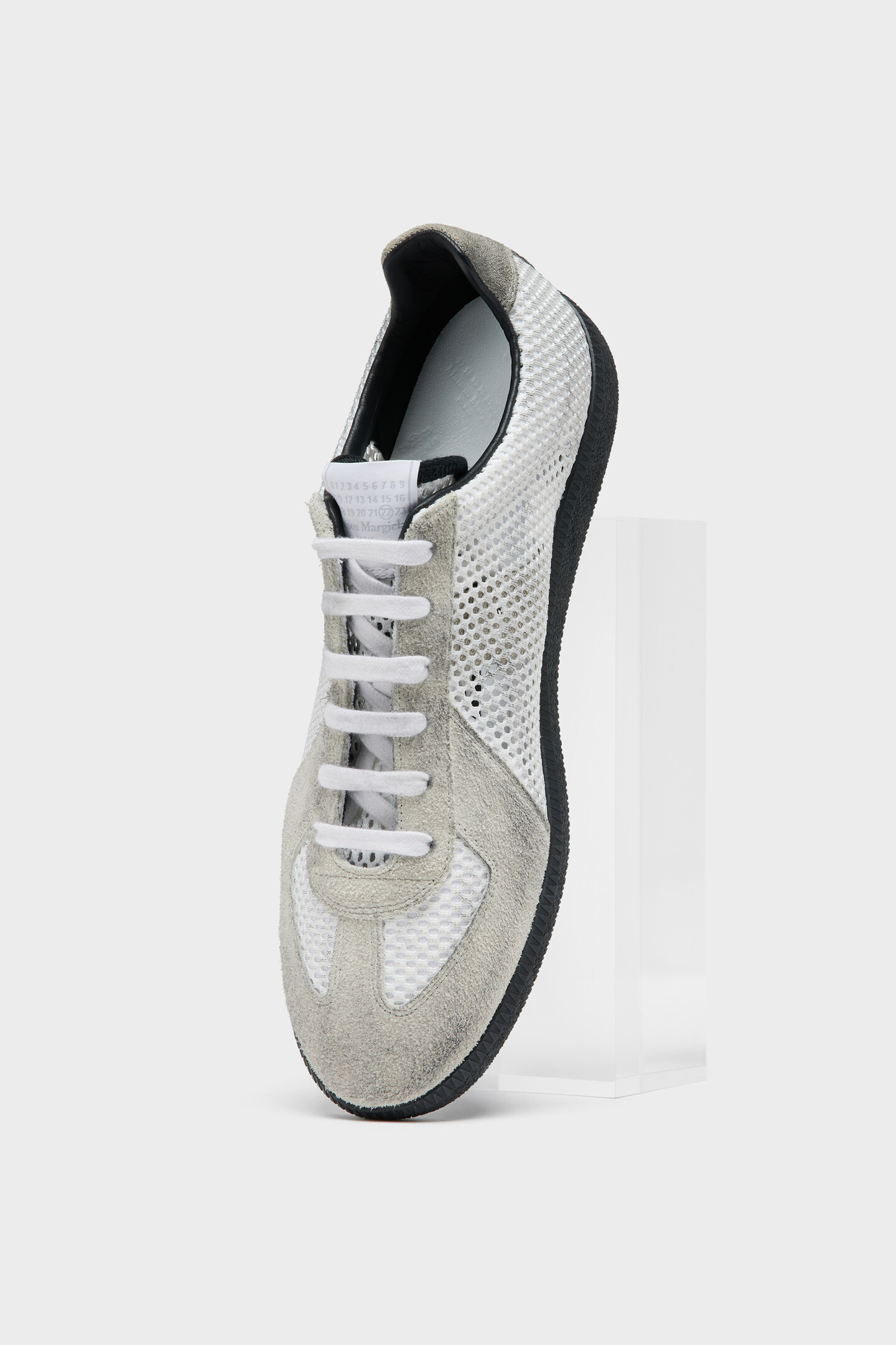 White and grey Replica Sneakers | Maison Margiela Official