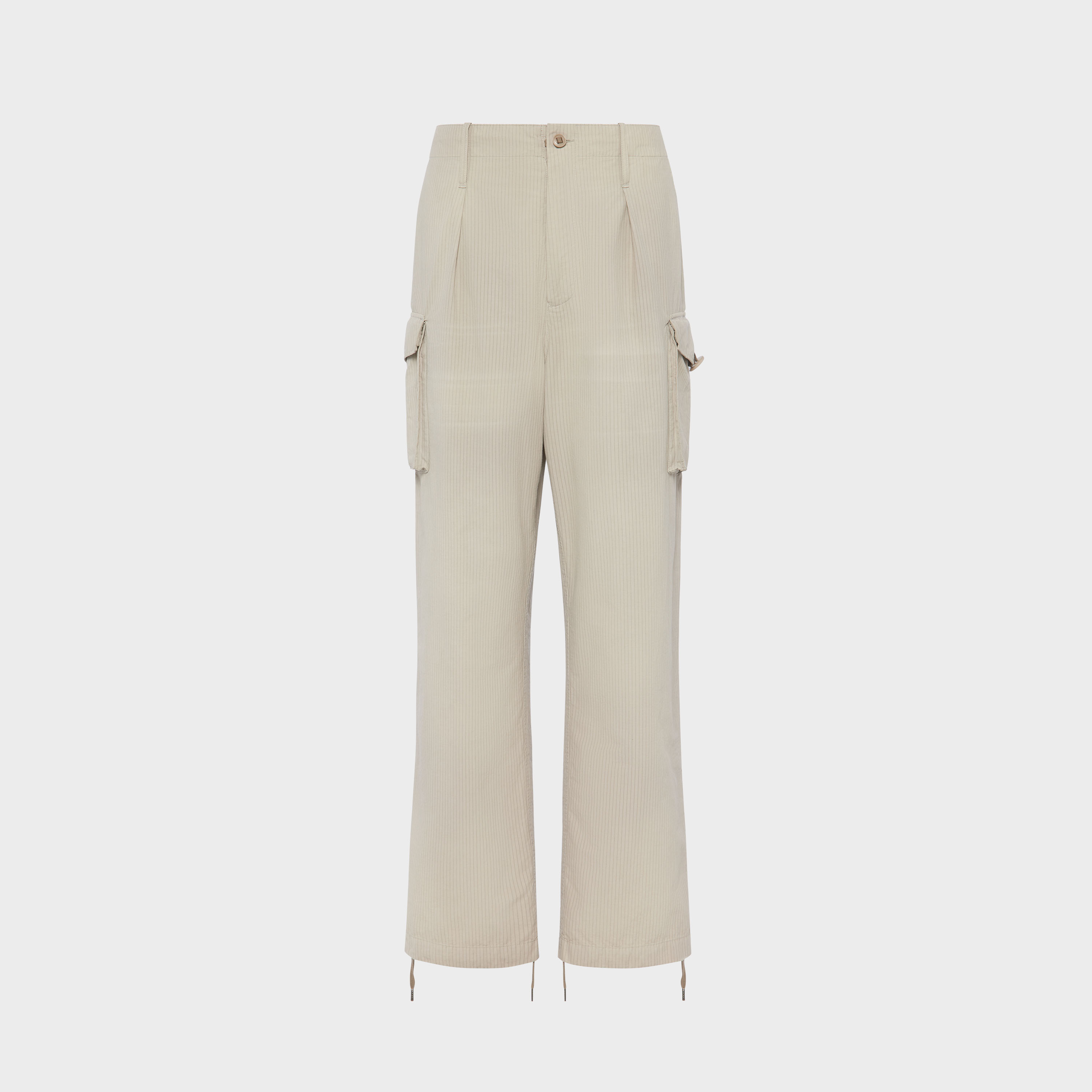 Cotton-blend cargo trousers