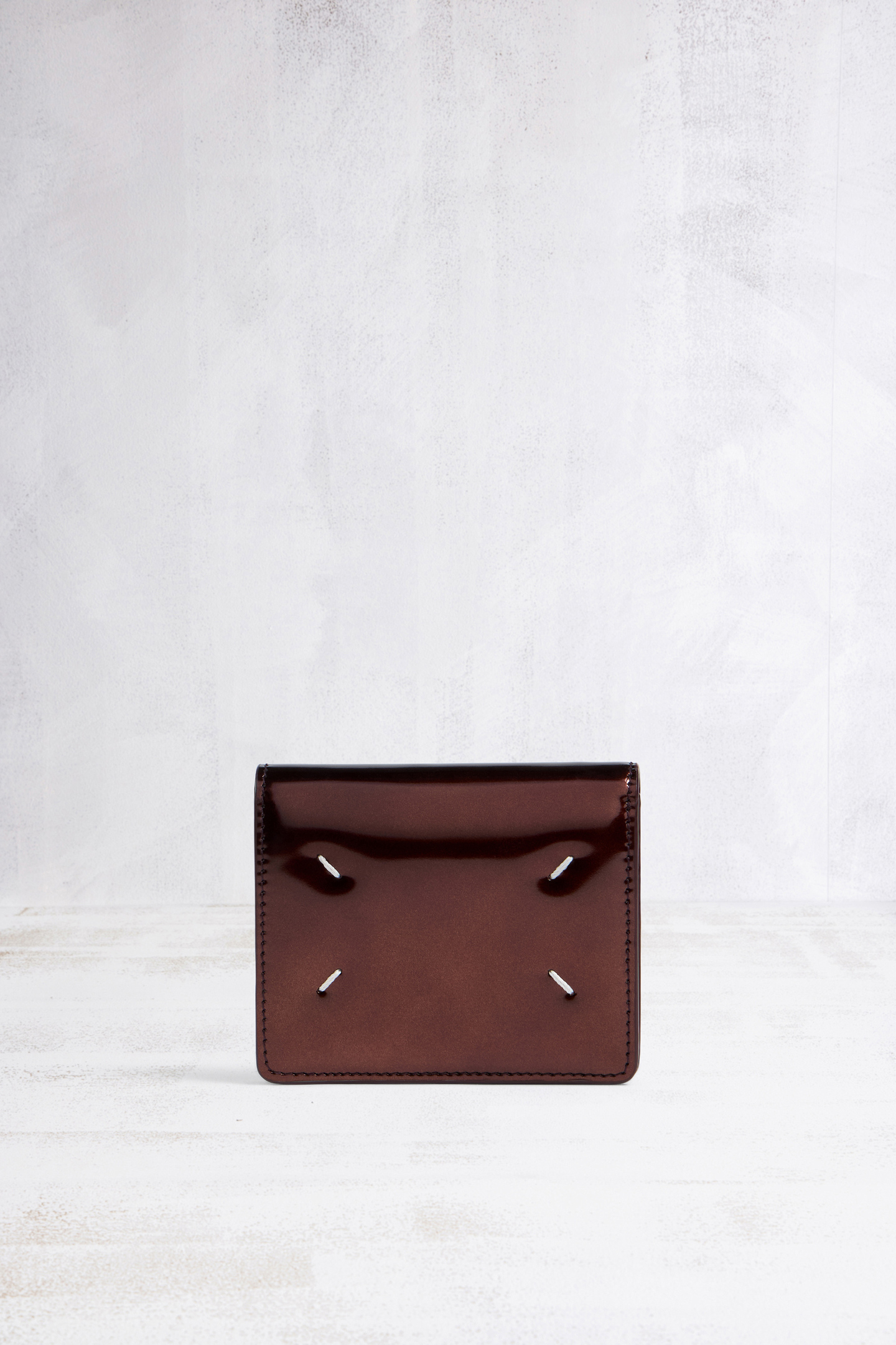 4ステッチ 二つ折り ウォレット レッド | Maison Margiela公式