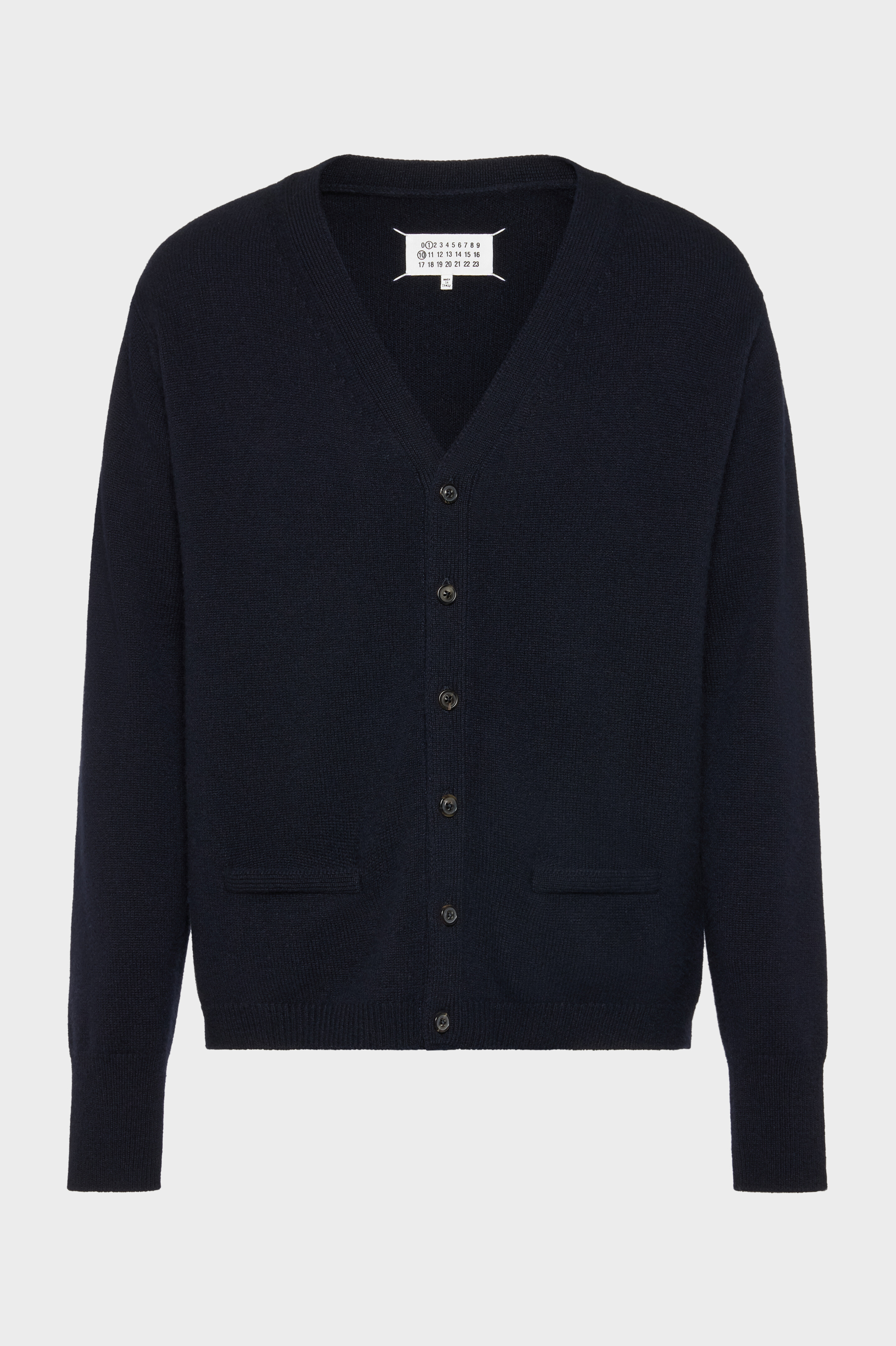 Men's Blue Cashmere Cardigan | Maison Margiela