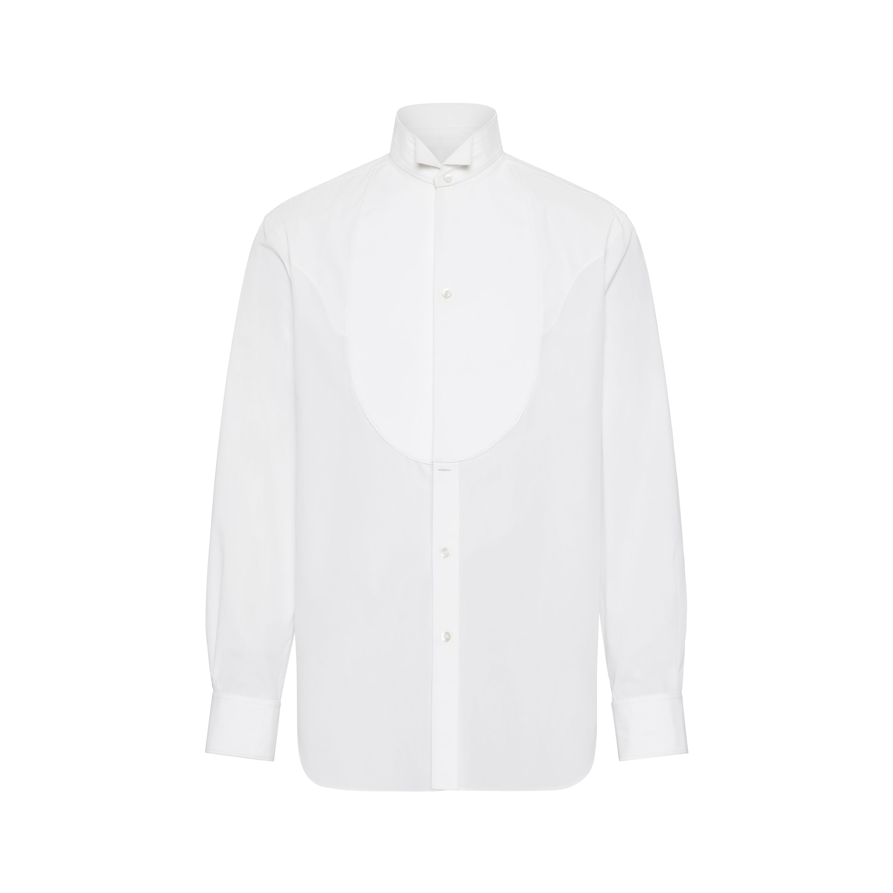 Men's White Cotton Long-Sleeved Shirt | Maison Margiela