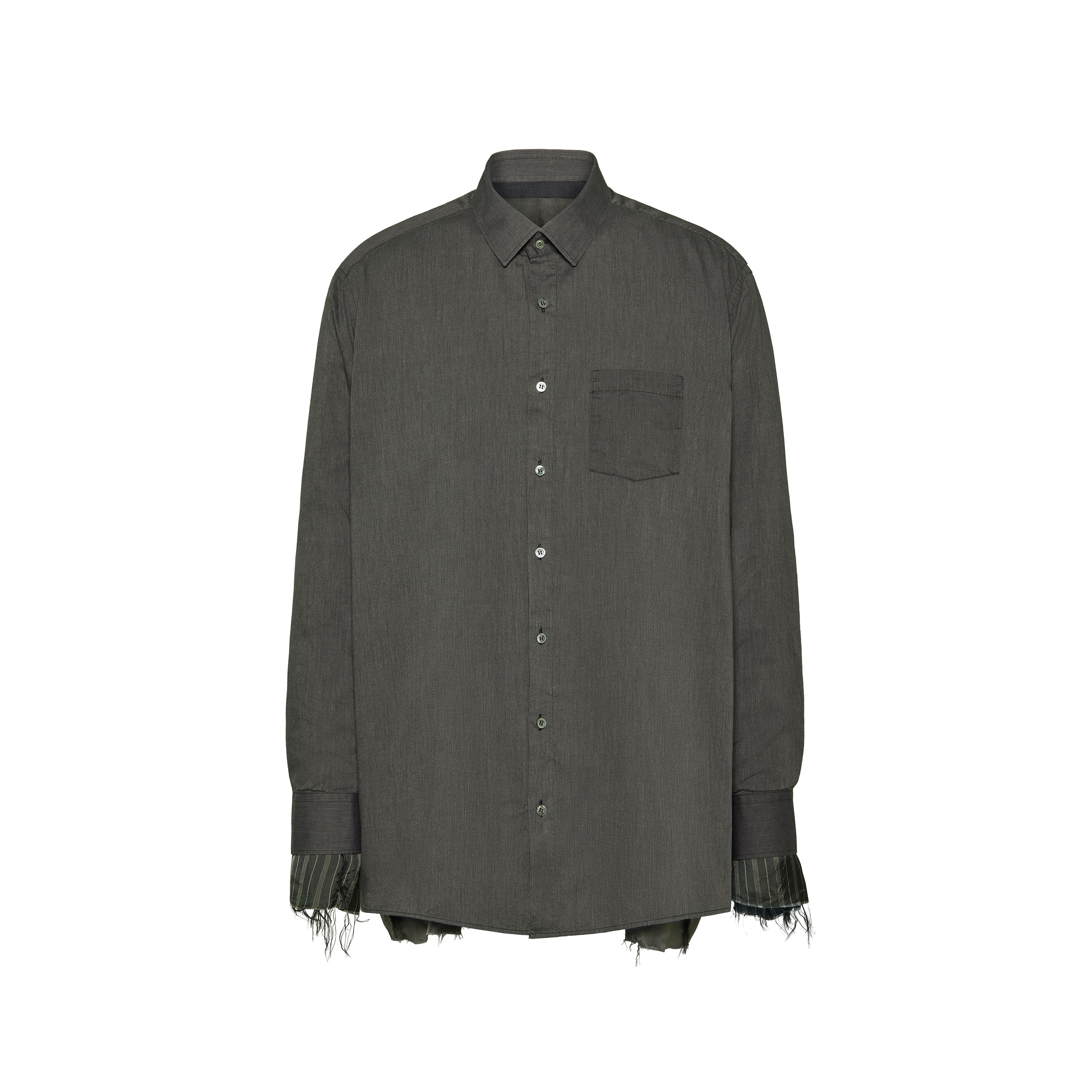 Patchwork inside-out jacket