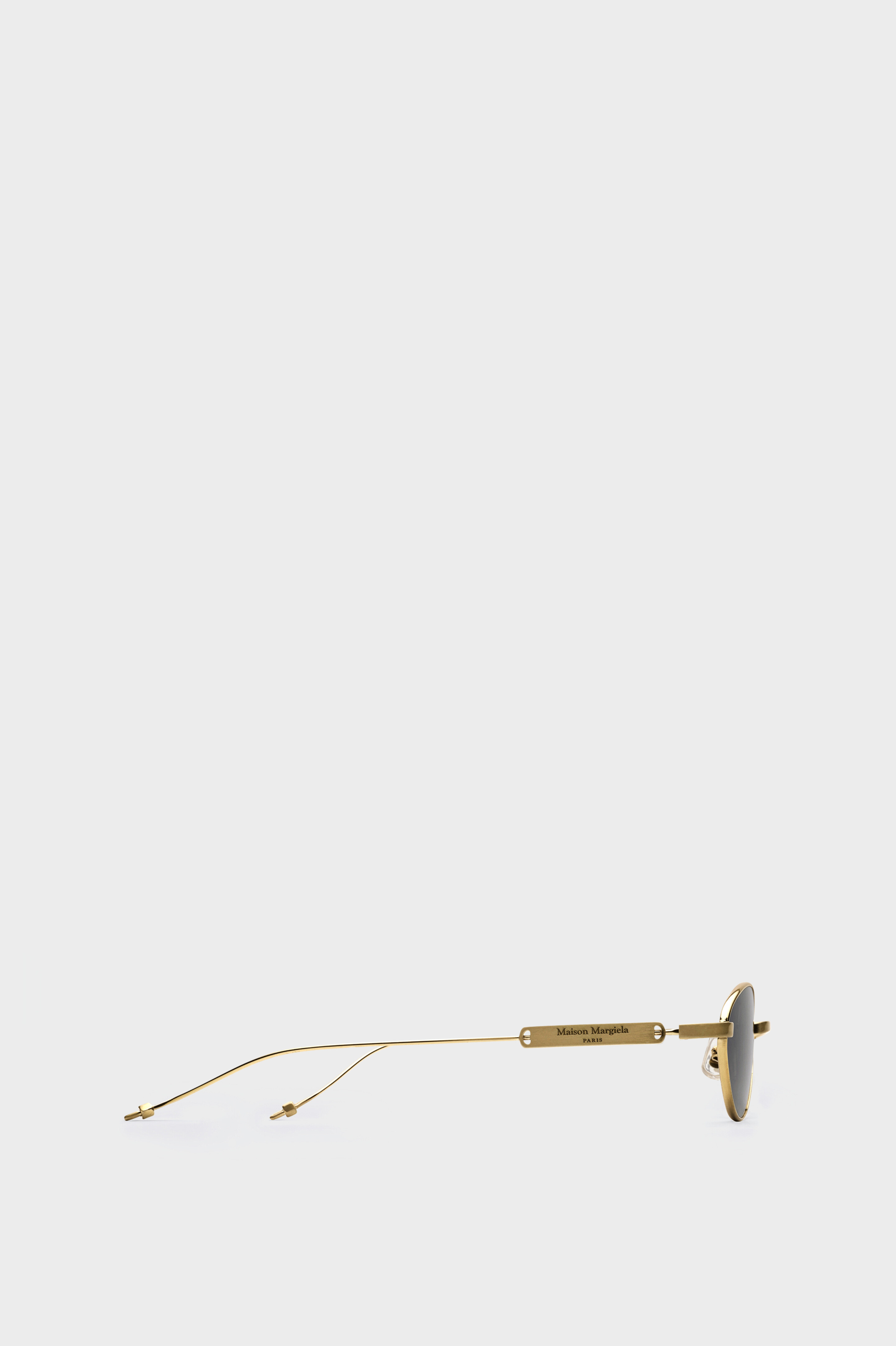 Curved Gold Sunglasses x Gentle Monster​ | Maison Margiela