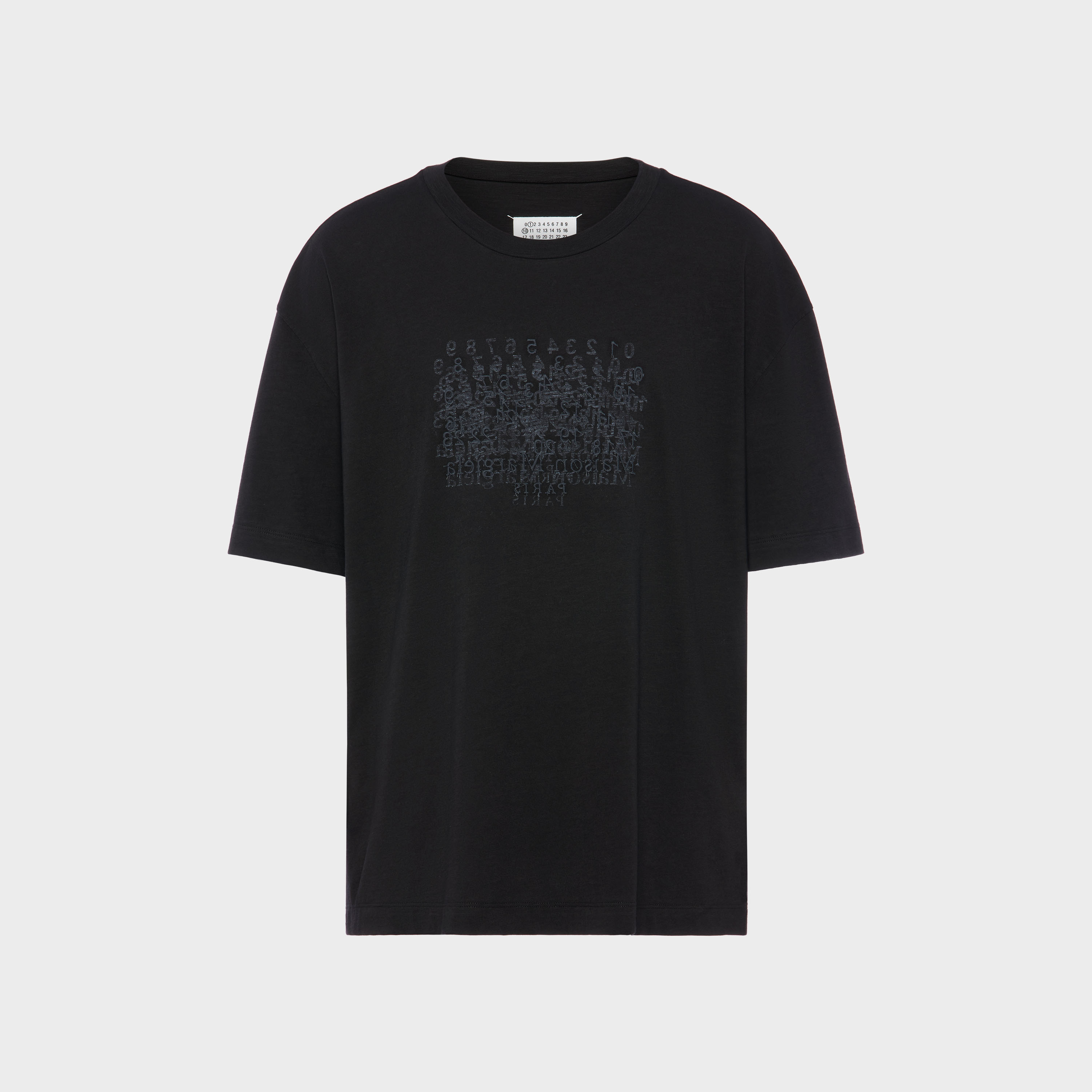 ナンバリング コットンTシャツ ブラック | Maison Margiela公式