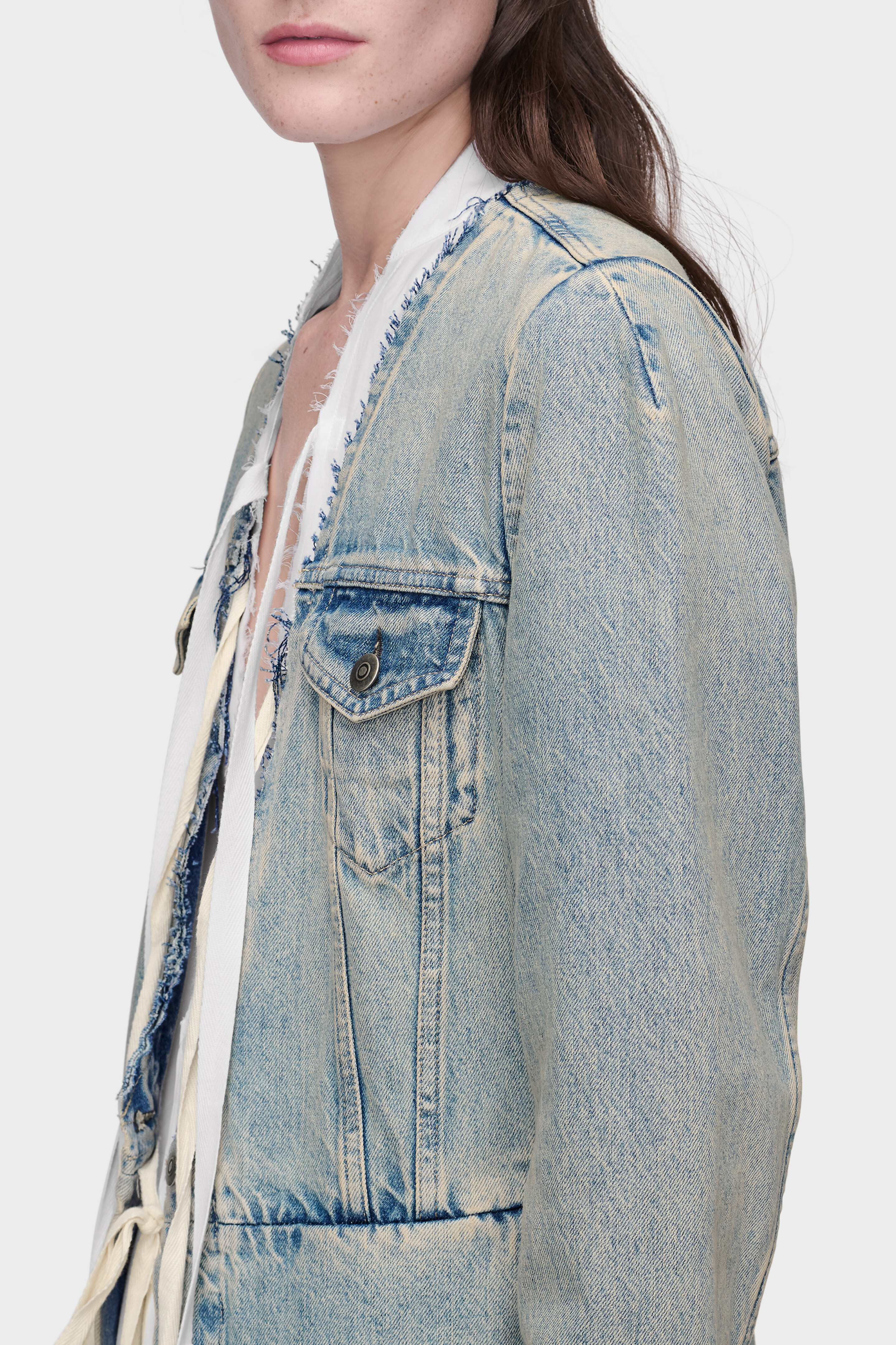 Light Blue Denim Maxi Coat | Maison Margiela Official