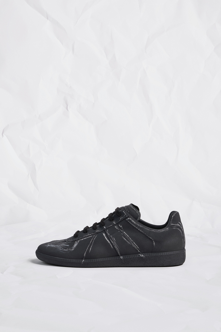 Black and White Replica Sneakers Blackboard | Maison Margiela Official