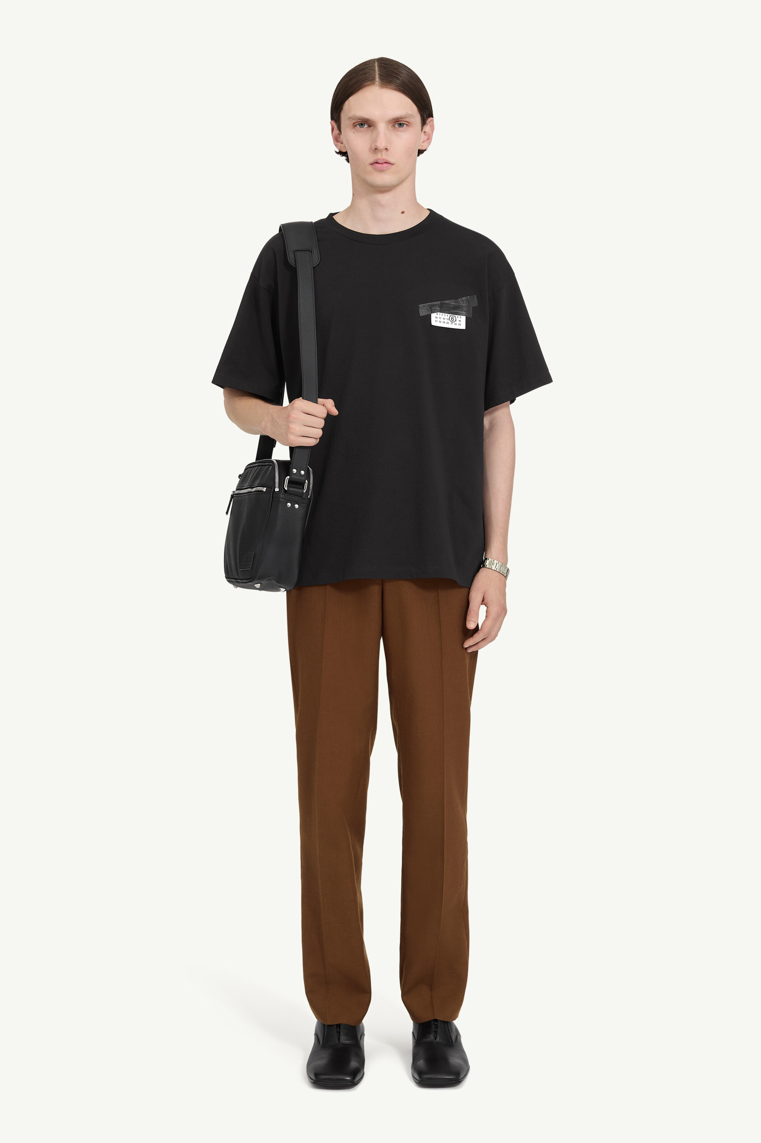 Men's Graphic Trompe L'Oeil T-Shirt | MM6