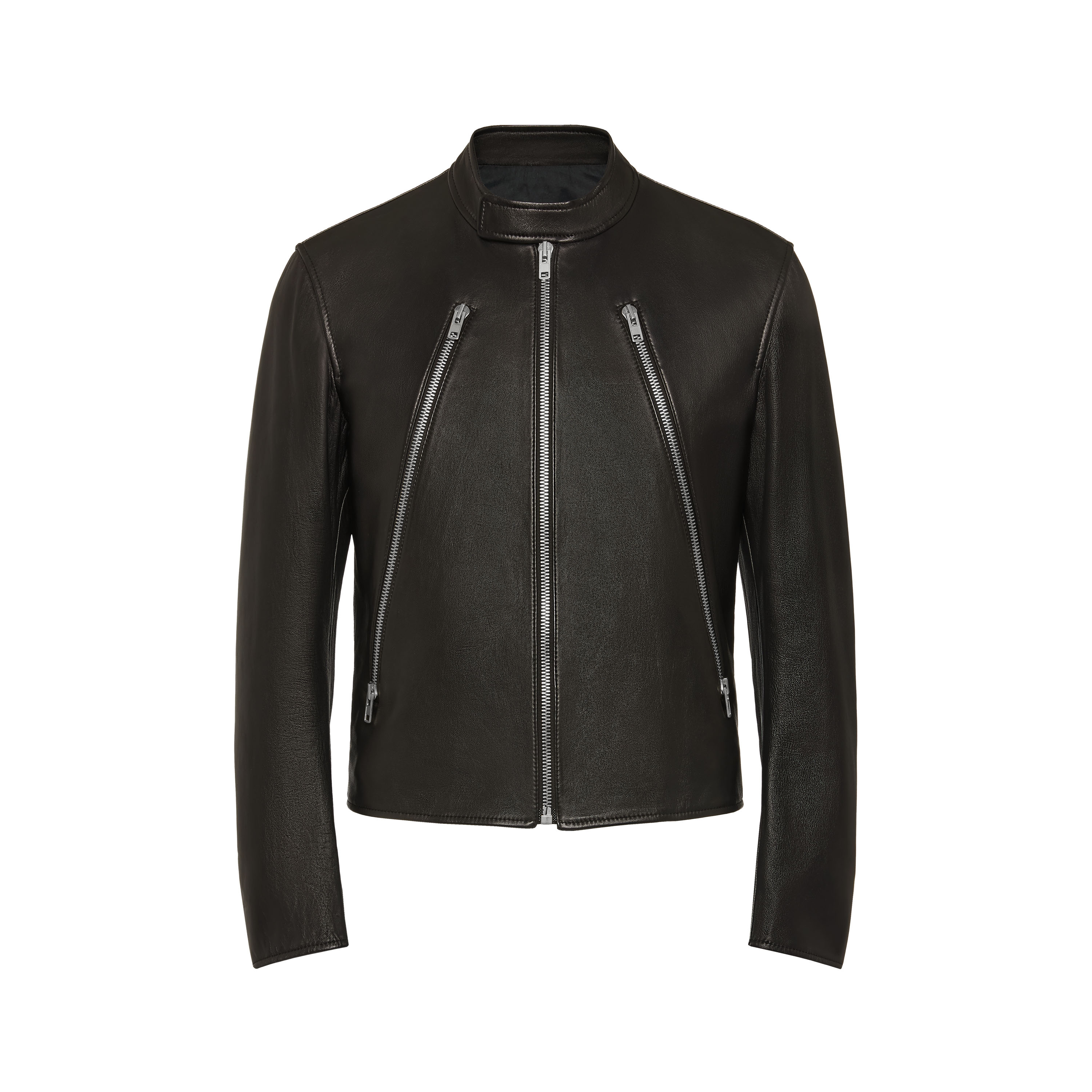 5-ZIP LEATHER JACKET