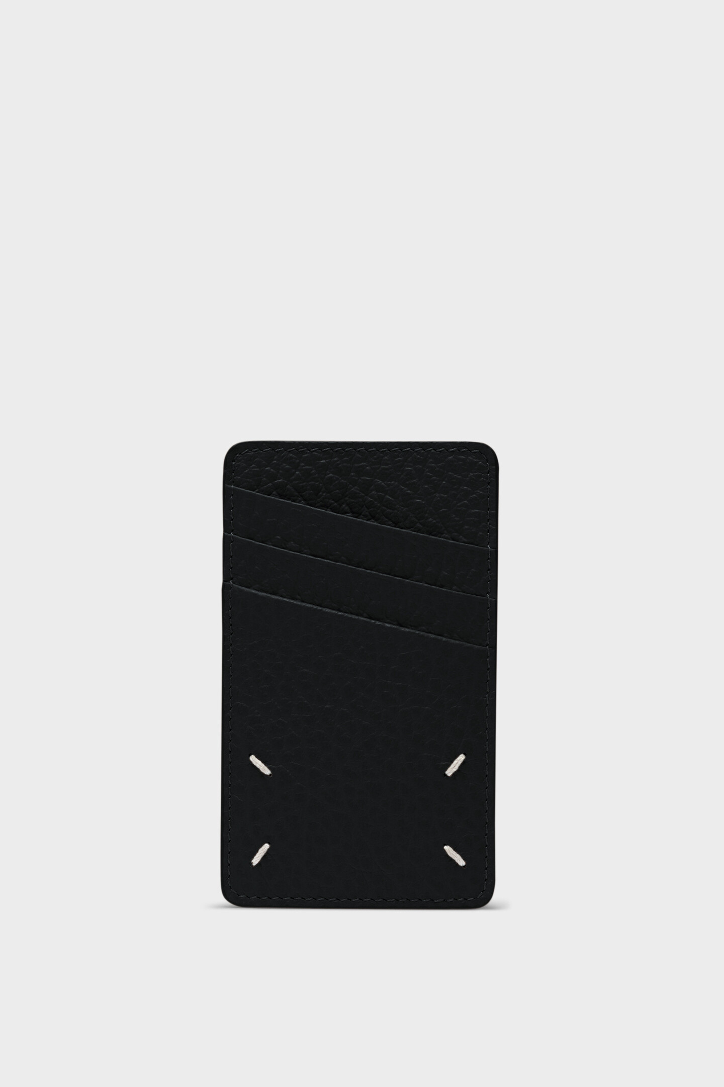 Black Four stitches cardholder | Maison Margiela Official