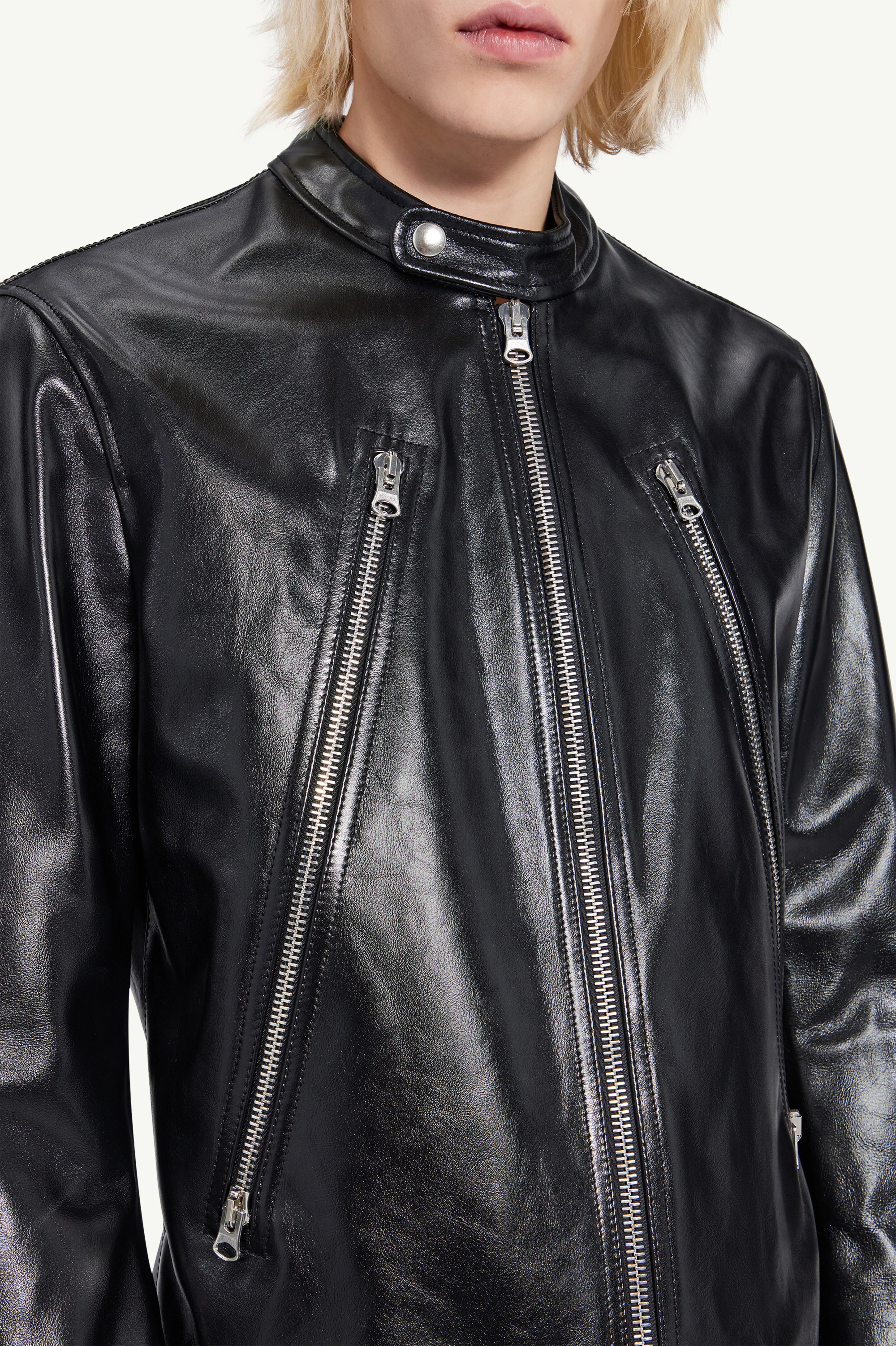 MM6✴︎ミリタリージャケット MM6 Maison Margiela＞バイカージャケット