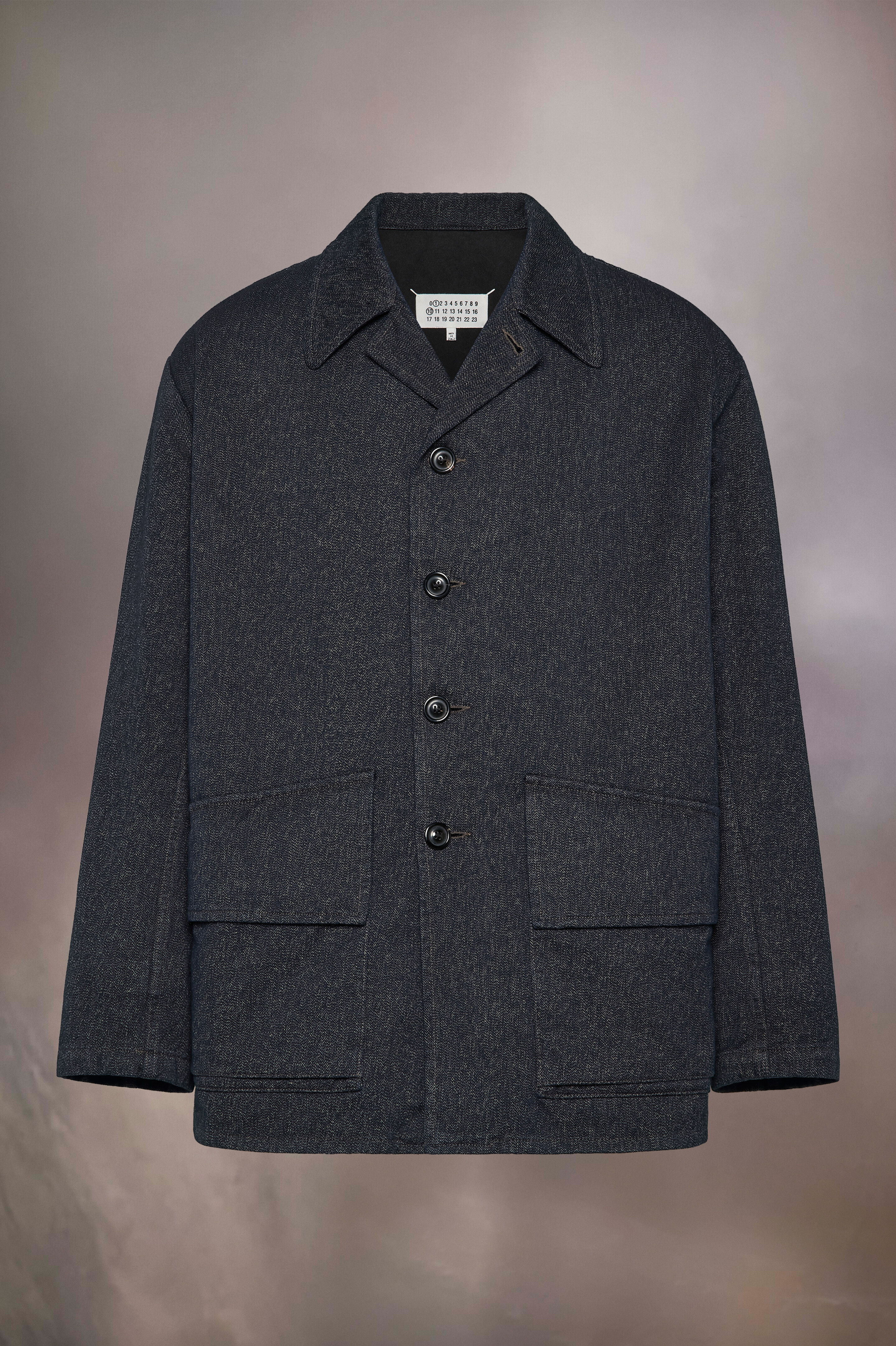 maison margiela Veste caban en coton