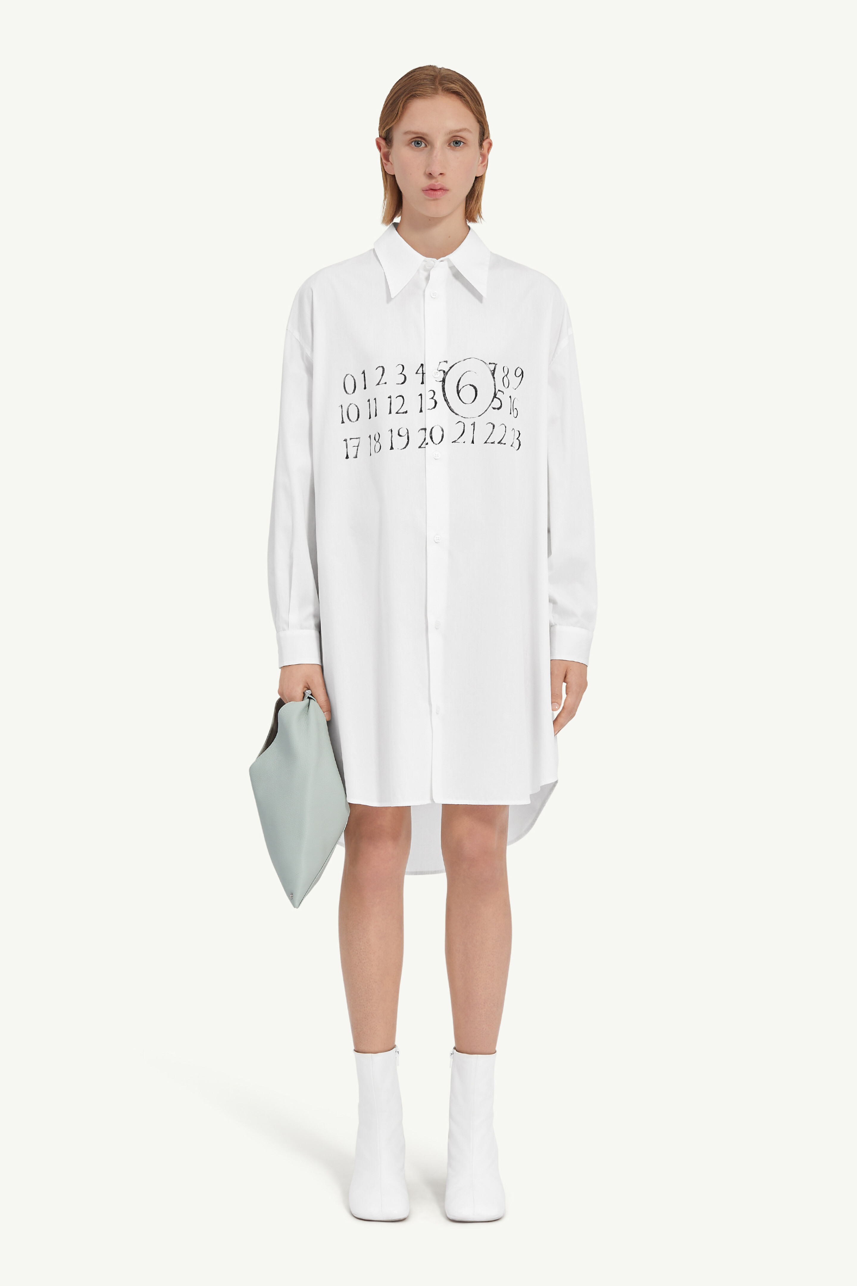 maison margiela Robe chemise Numeric