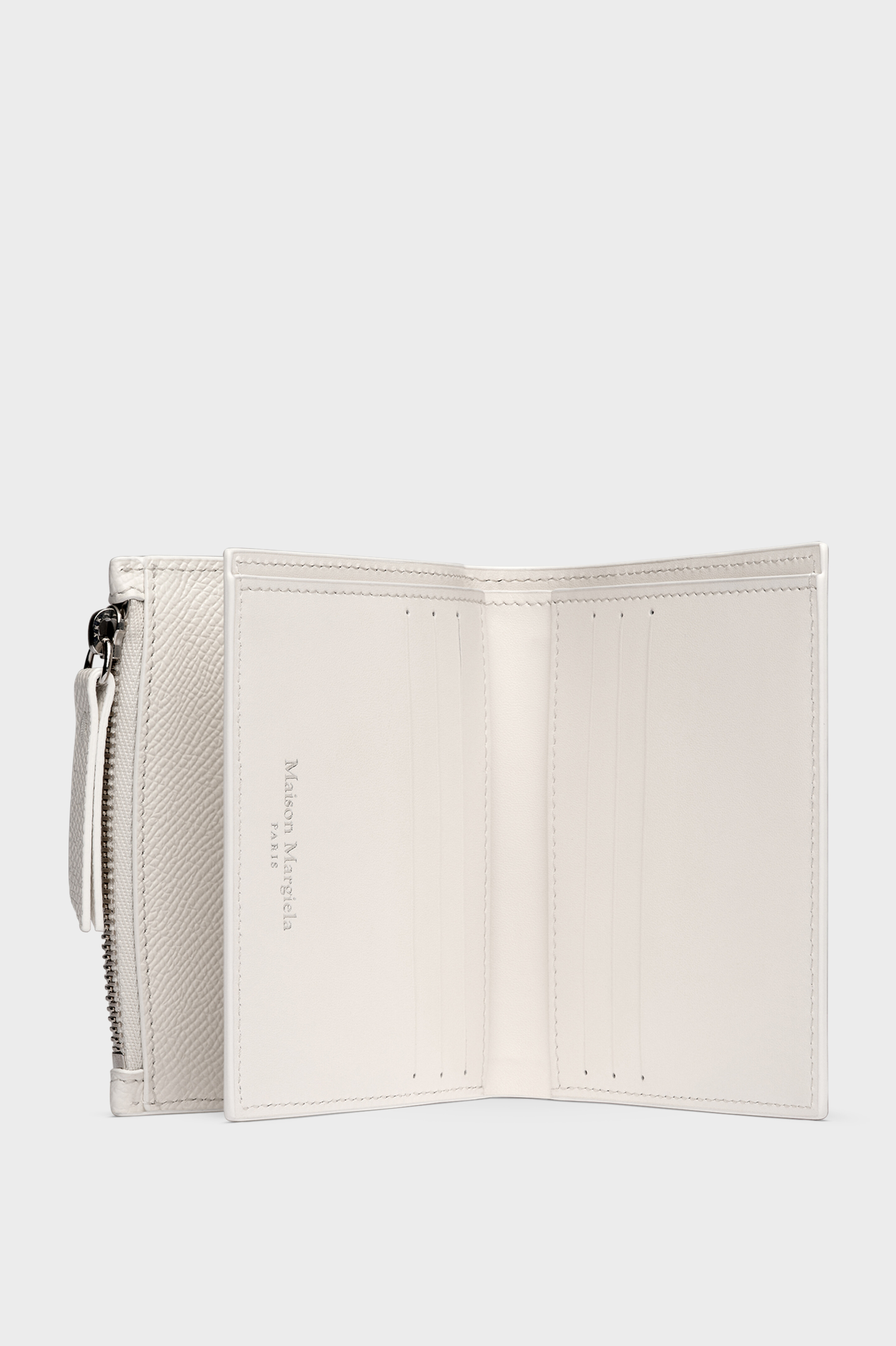 White Leather Wallet with Coin Pocket | Maison Margiela