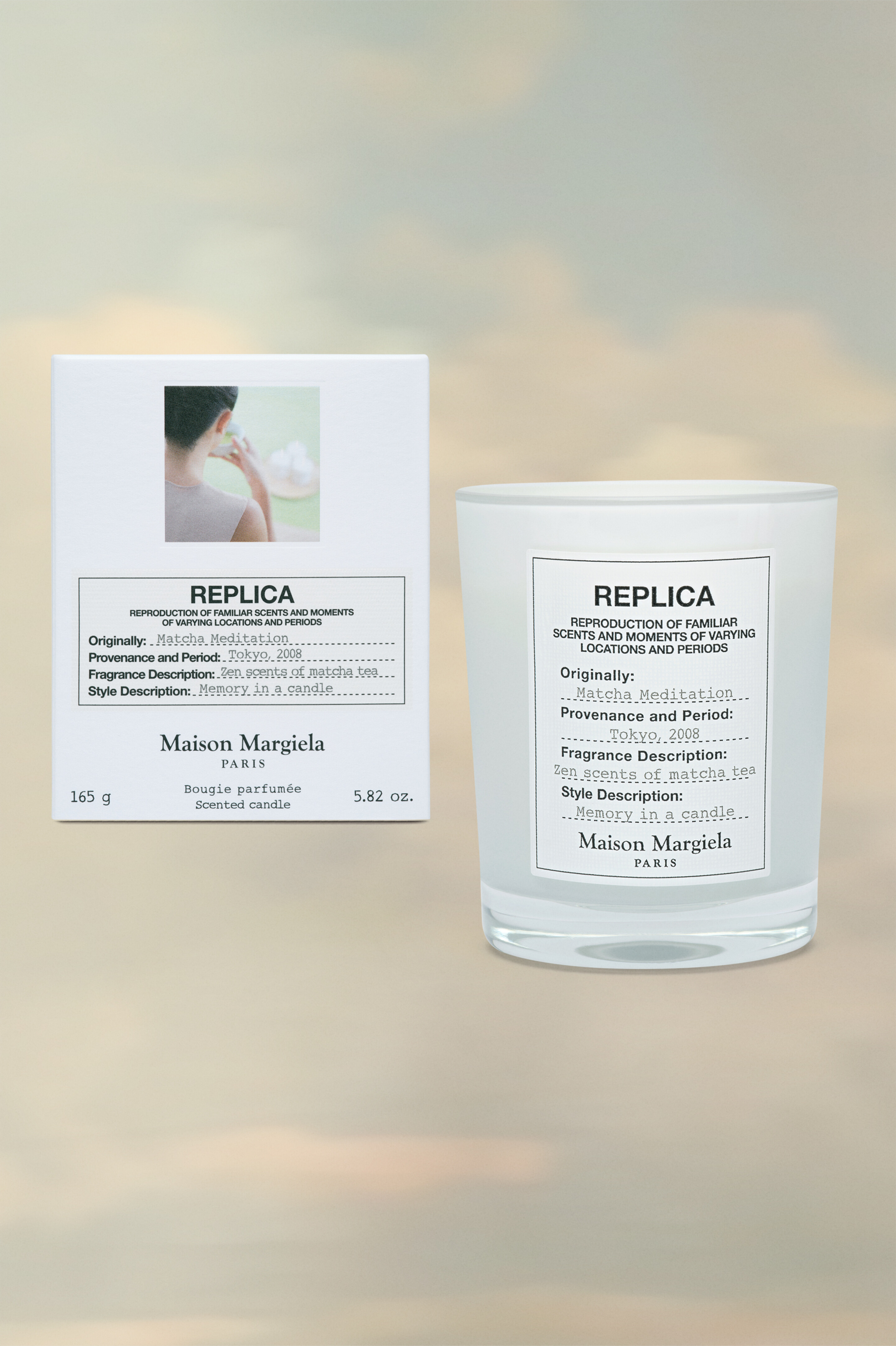 Silver Replica Matcha Meditation Candle | Maison Margiela Official