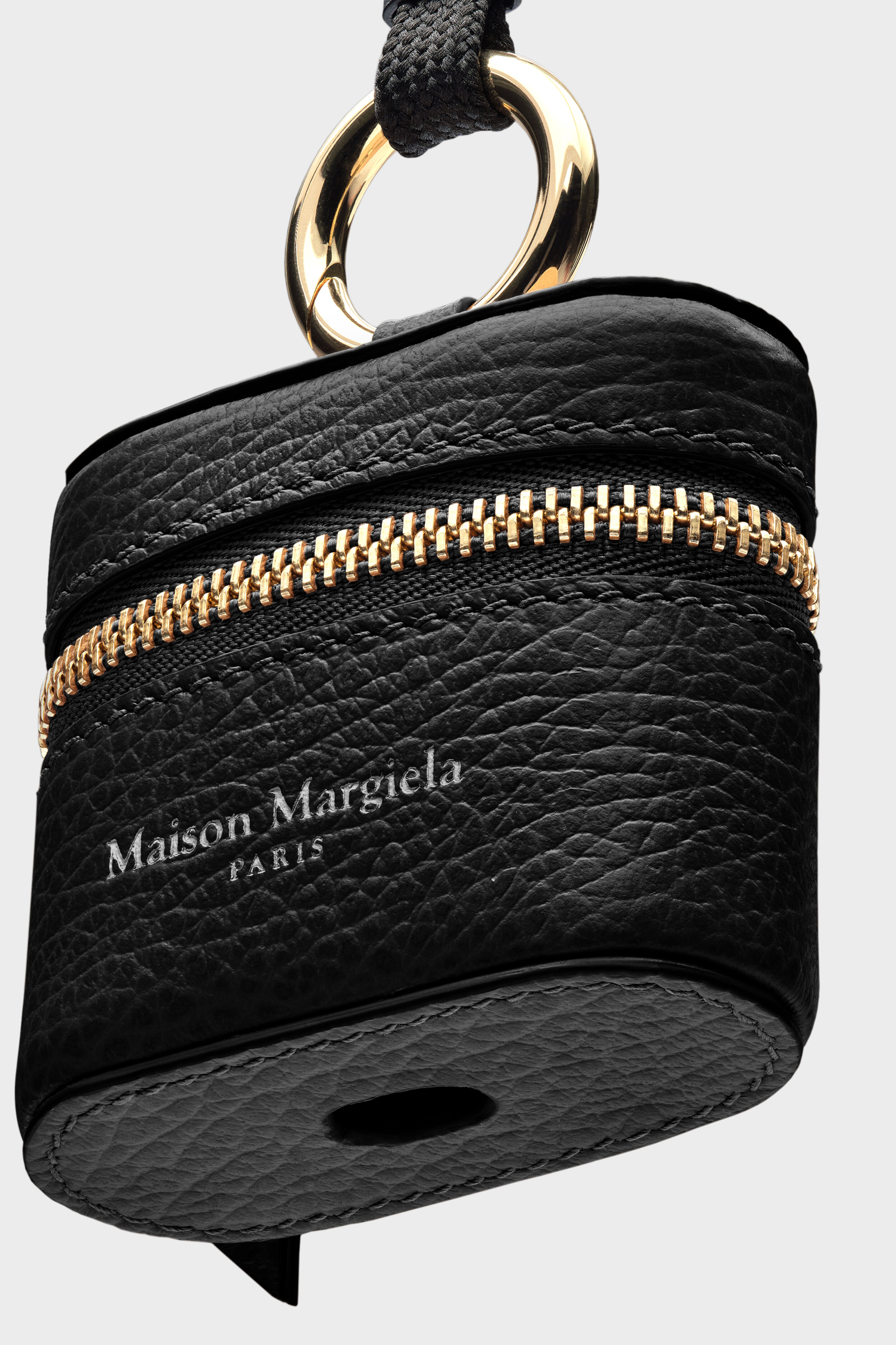 Maison Margiela AirPods Case ケース Black Airpods Case Pro with Zip and Lace | Maison Margiela