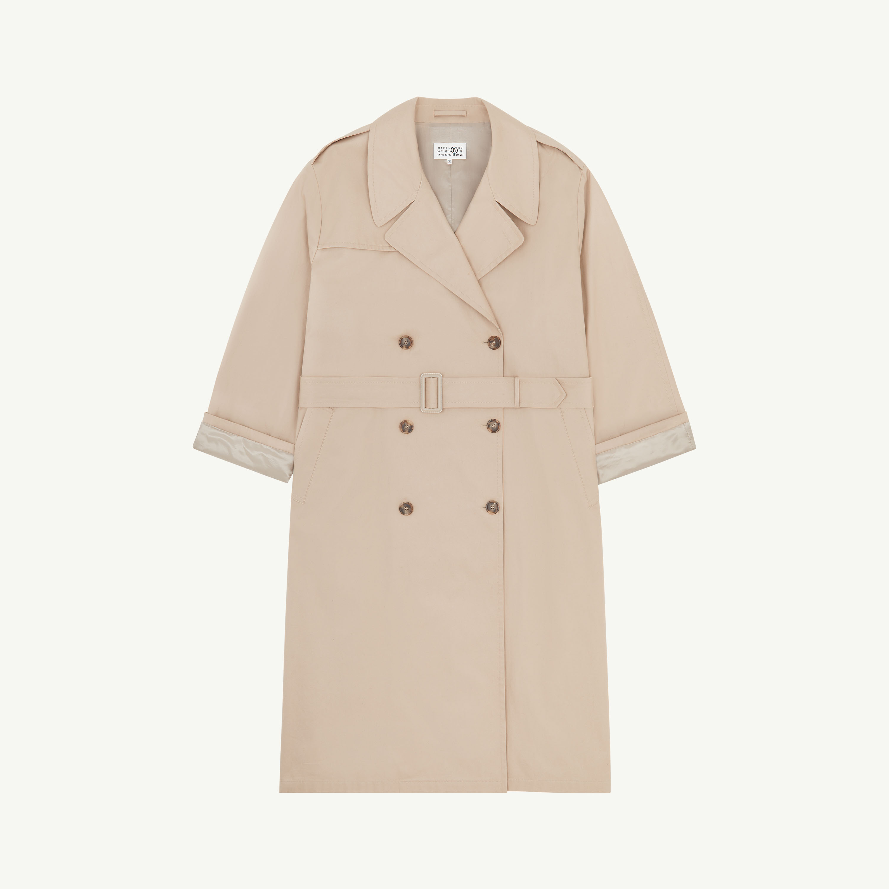 Women's Double Breasted Trench Coat | MM6