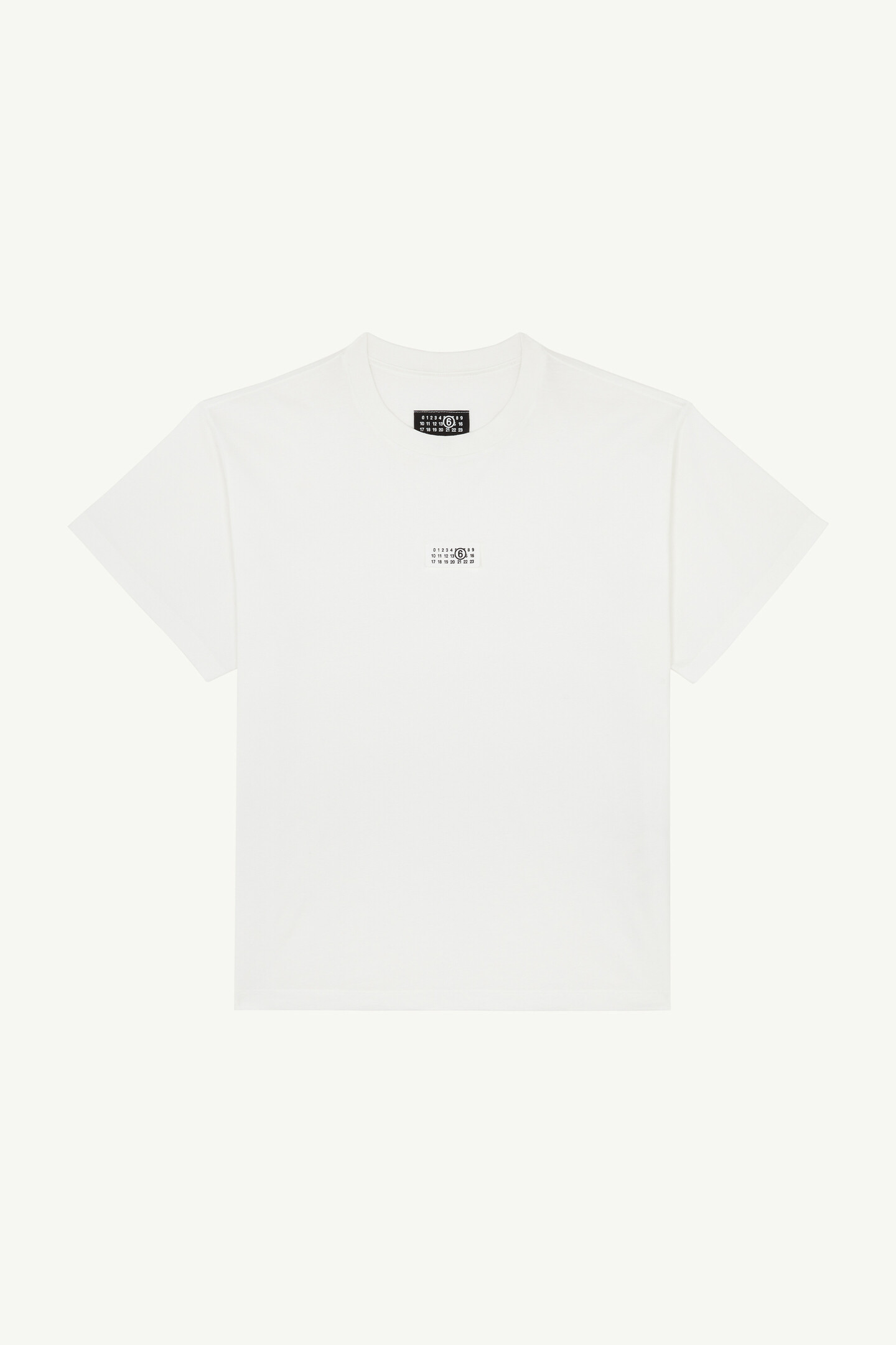 MM6 「ニューメリック」 コットン Tシャツ ホワイト | Maison Margiela公式