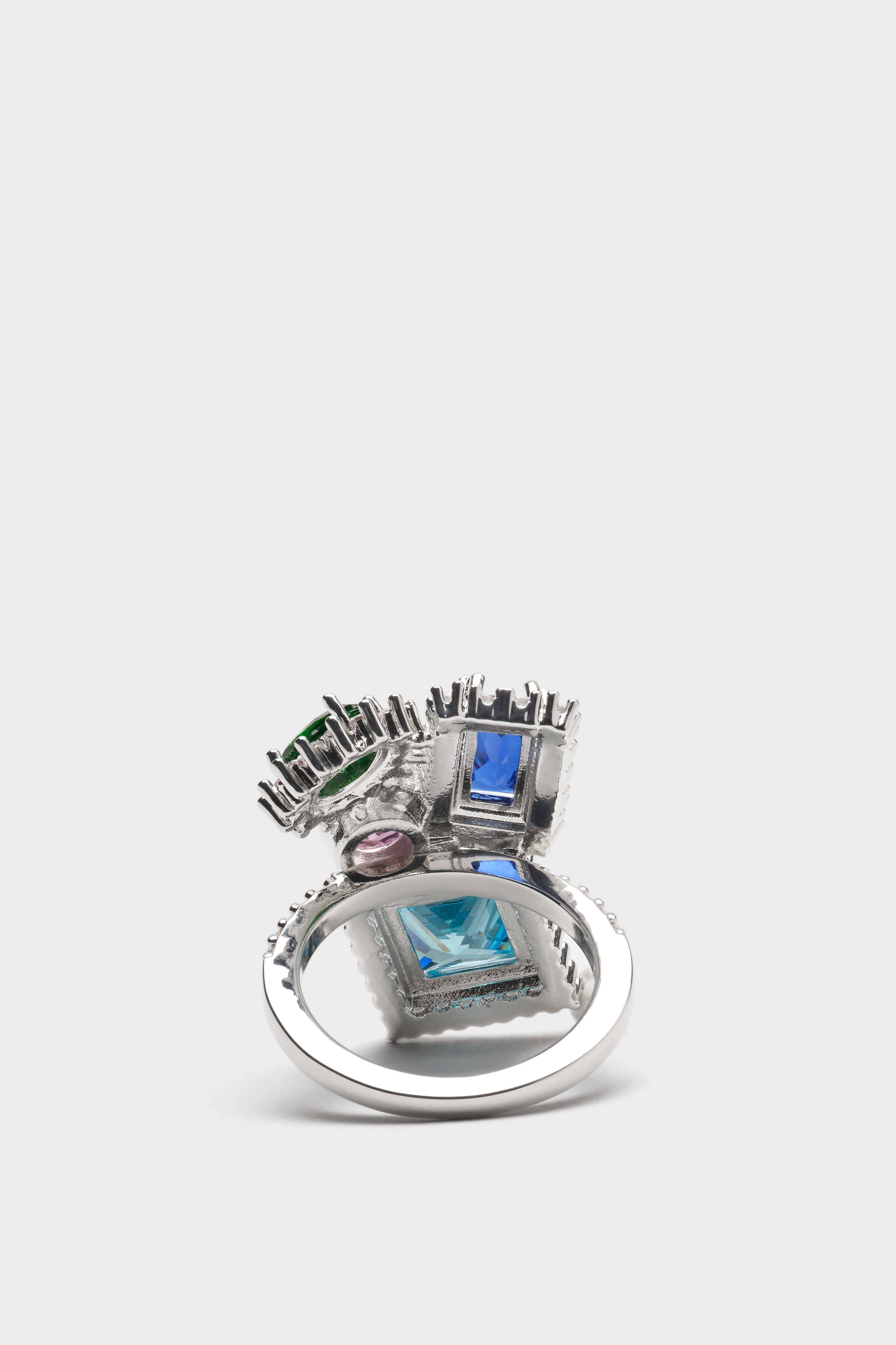 Polished palladio Cluster Ring | Maison Margiela Official
