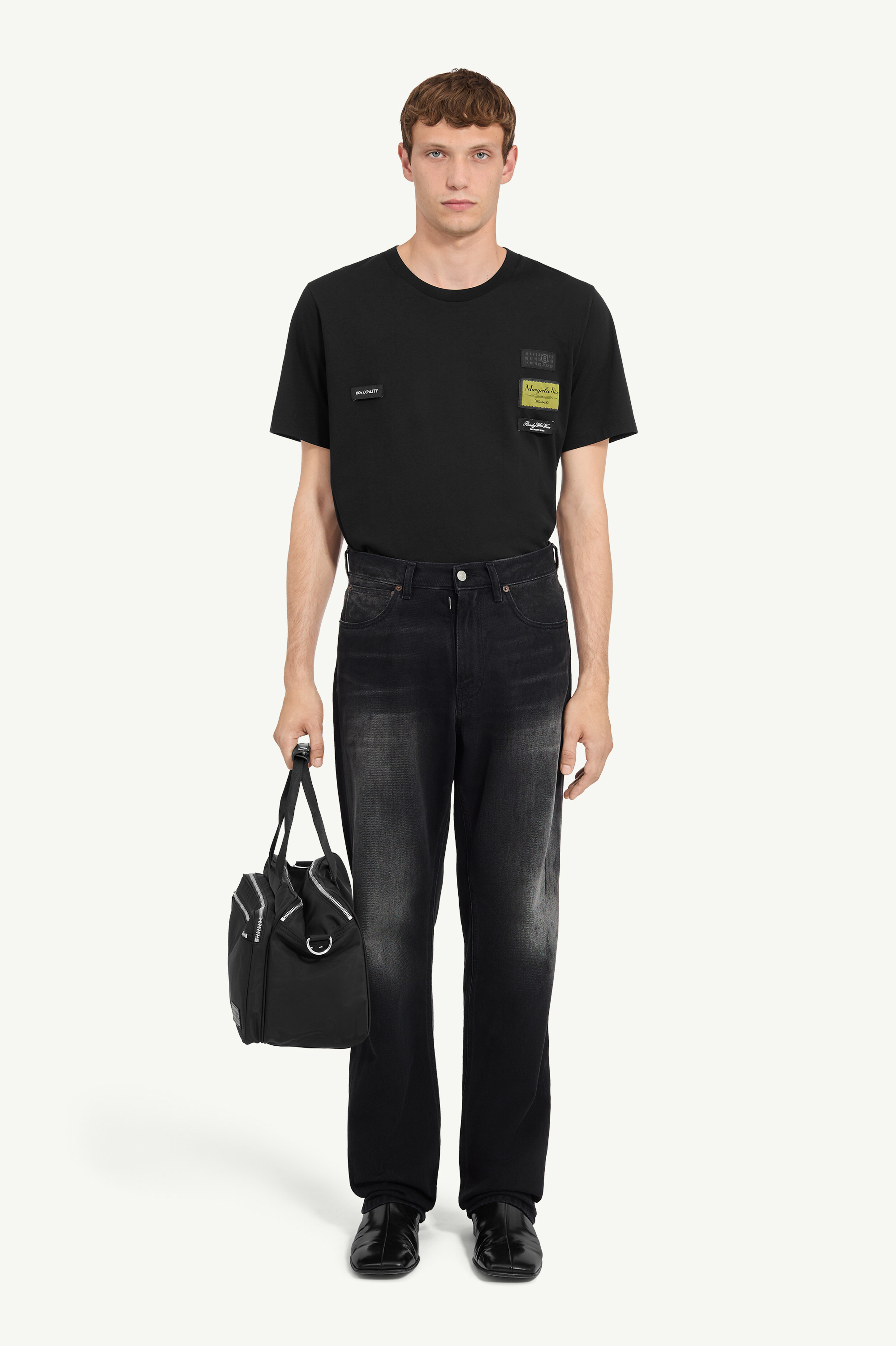 Straight-leg jeans