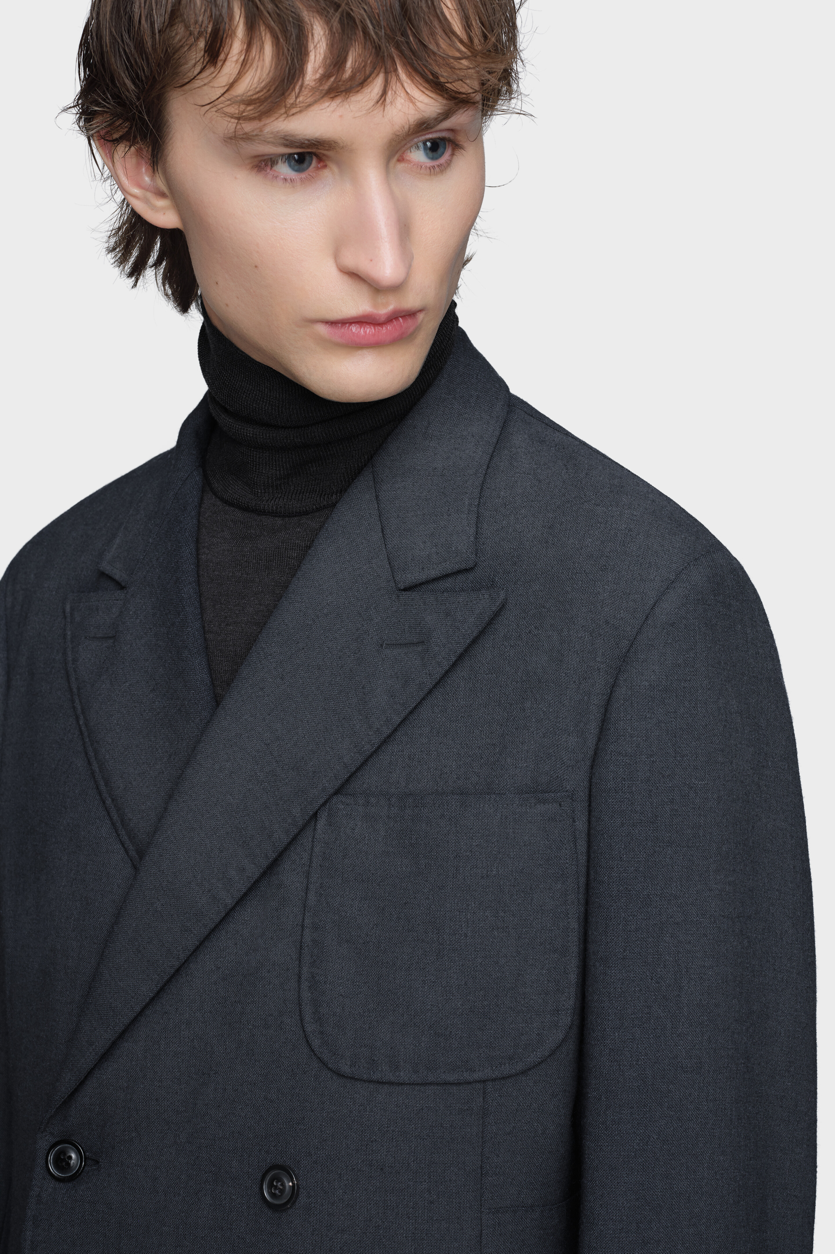 Men's Blue Wool Blazer | Maison Margiela