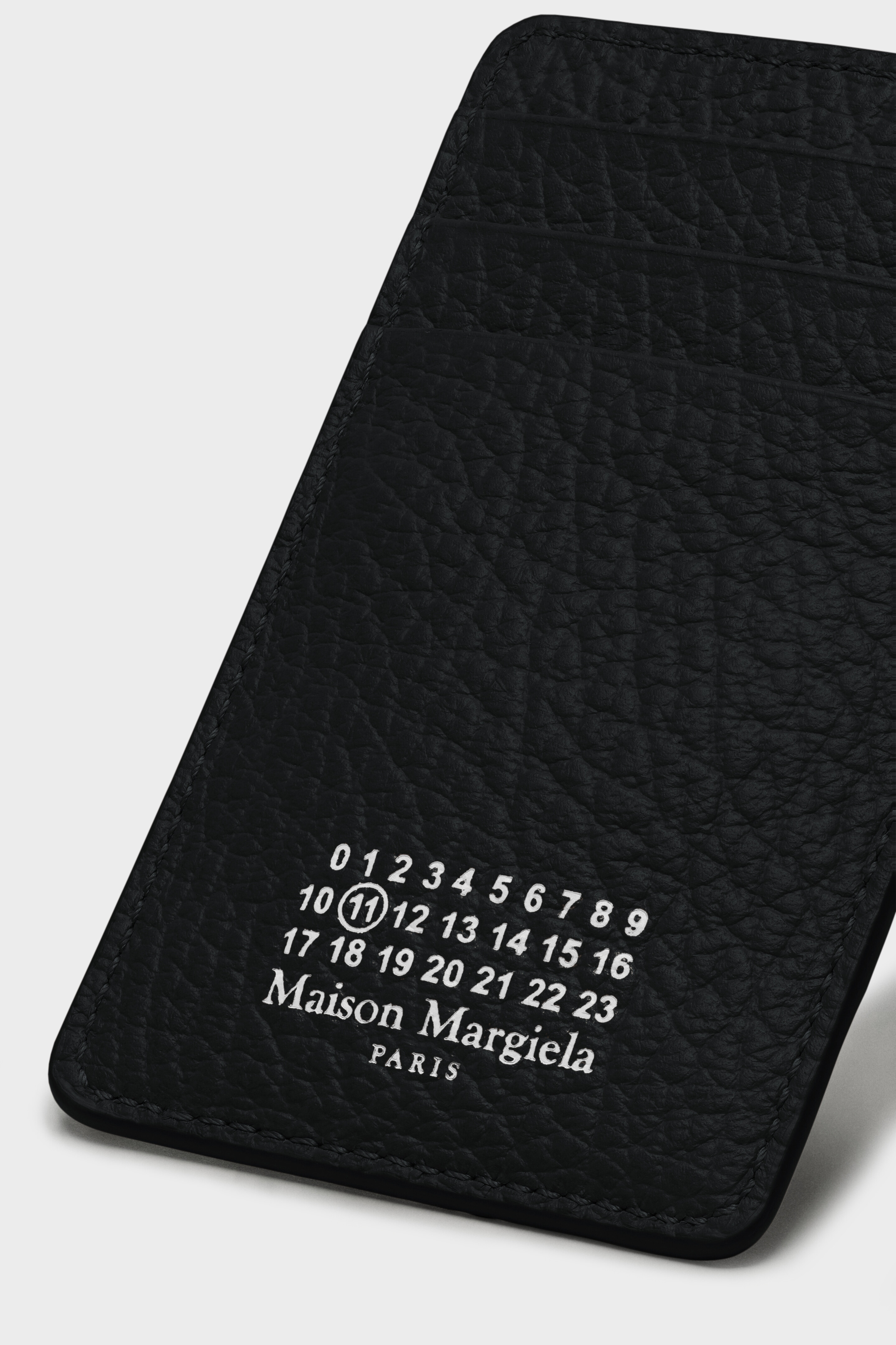 ★Maison Margiela★ (SA1VX0005 P4455 T2172) Unisex Card Wall Four Stitches Vertical Cardholder | Maison Margiela