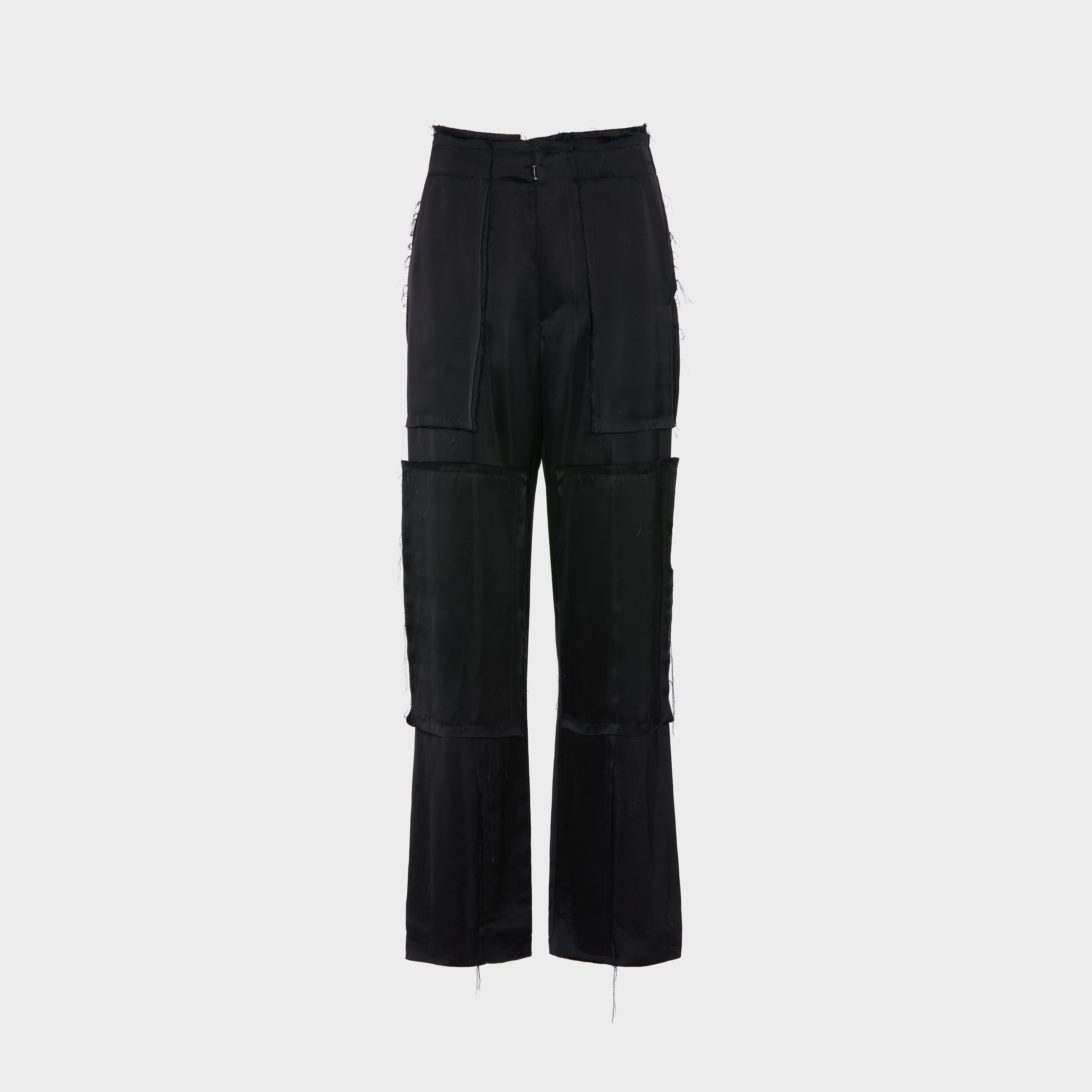 Patchwork Satin Trousers