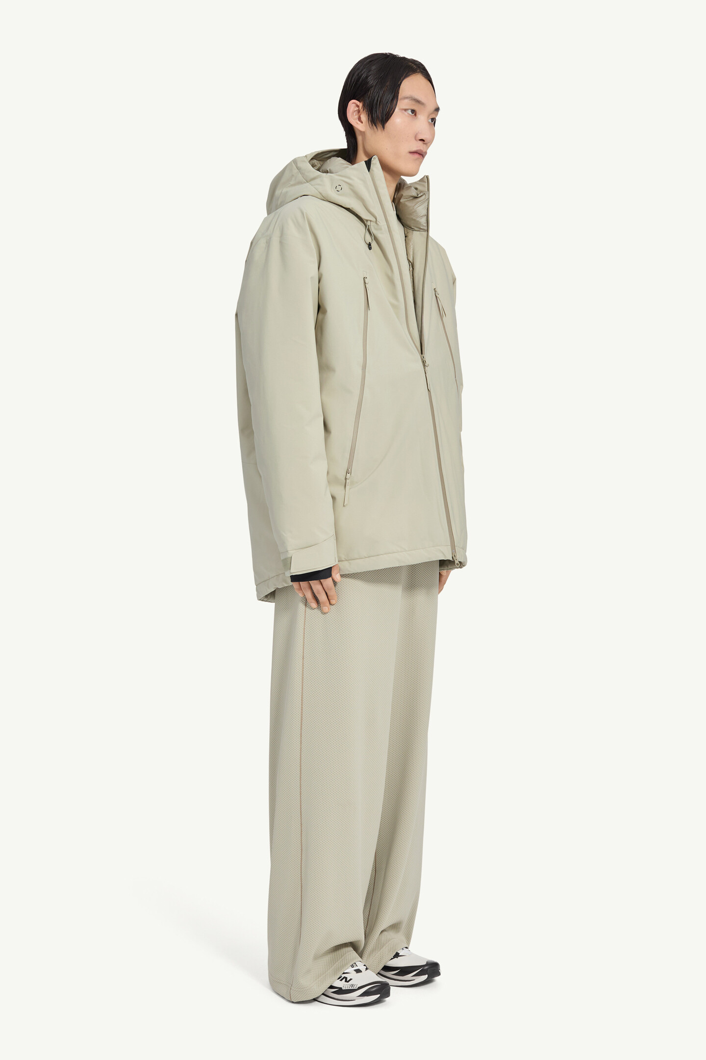 Gray MM6 x Salomon technical jacket | MM6 Official
