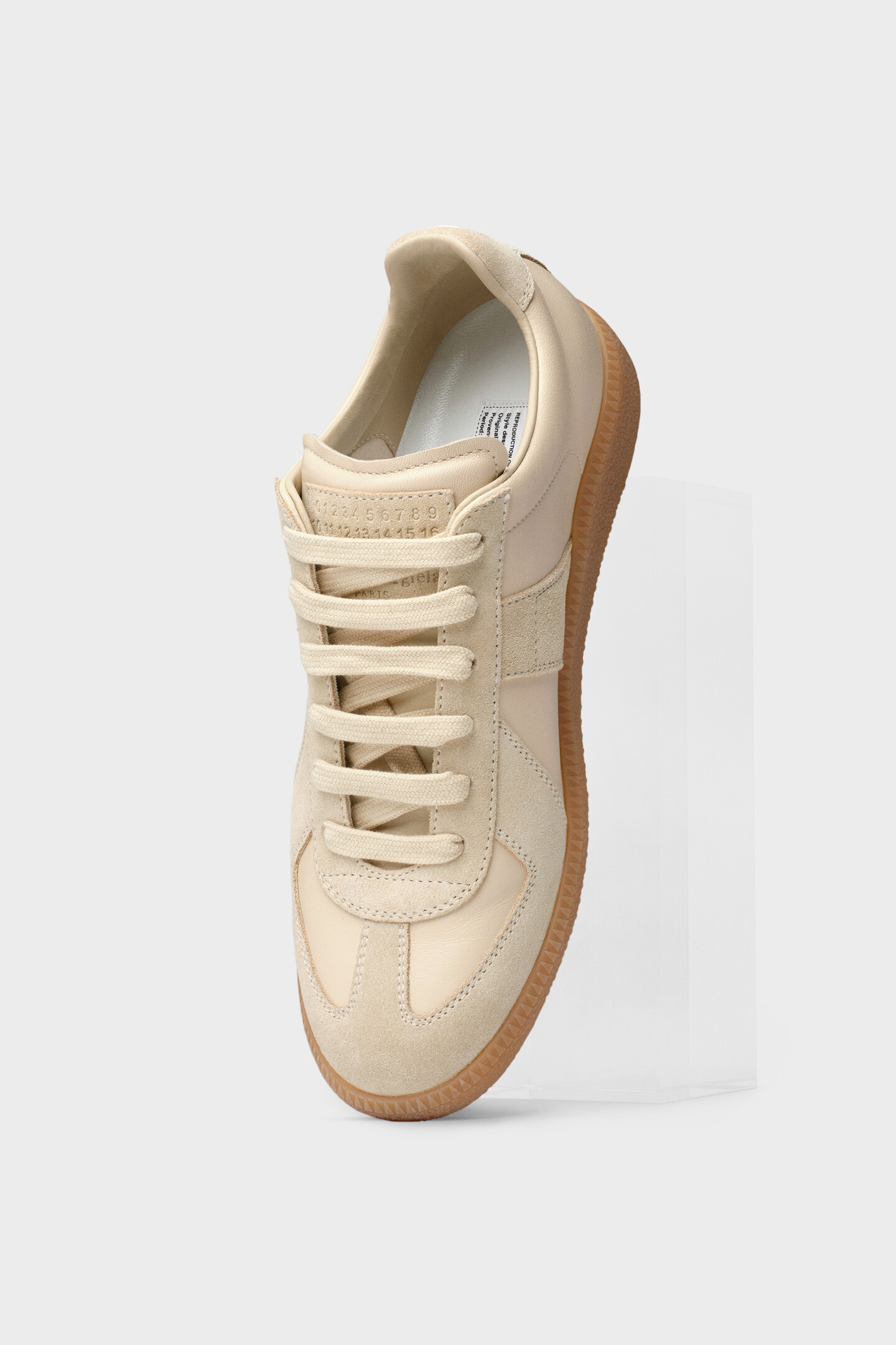 Beige Replica Sneakers Dirty White | Maison Margiela Beige Replica Sneakers Dirty White | Maison Margiela