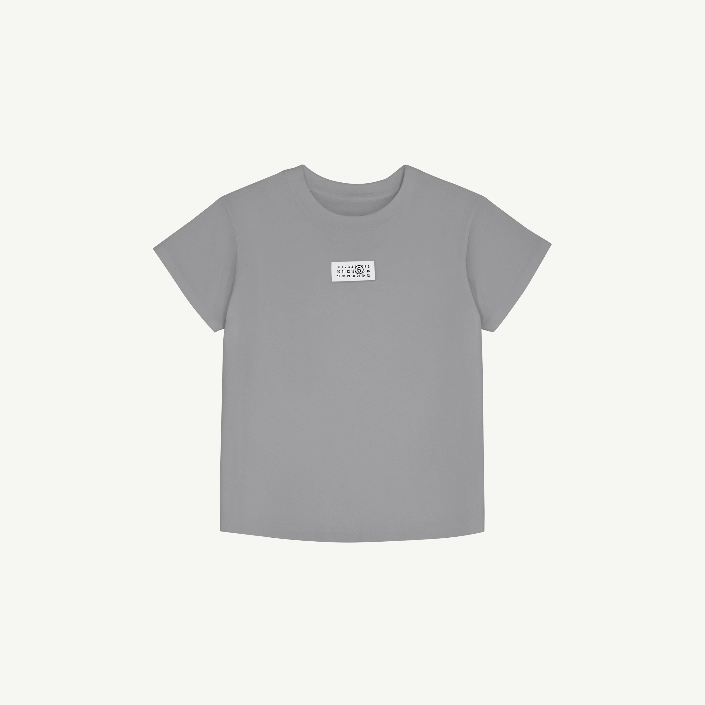 ニューメリック コットンTシャツ グレー | MM6 公式