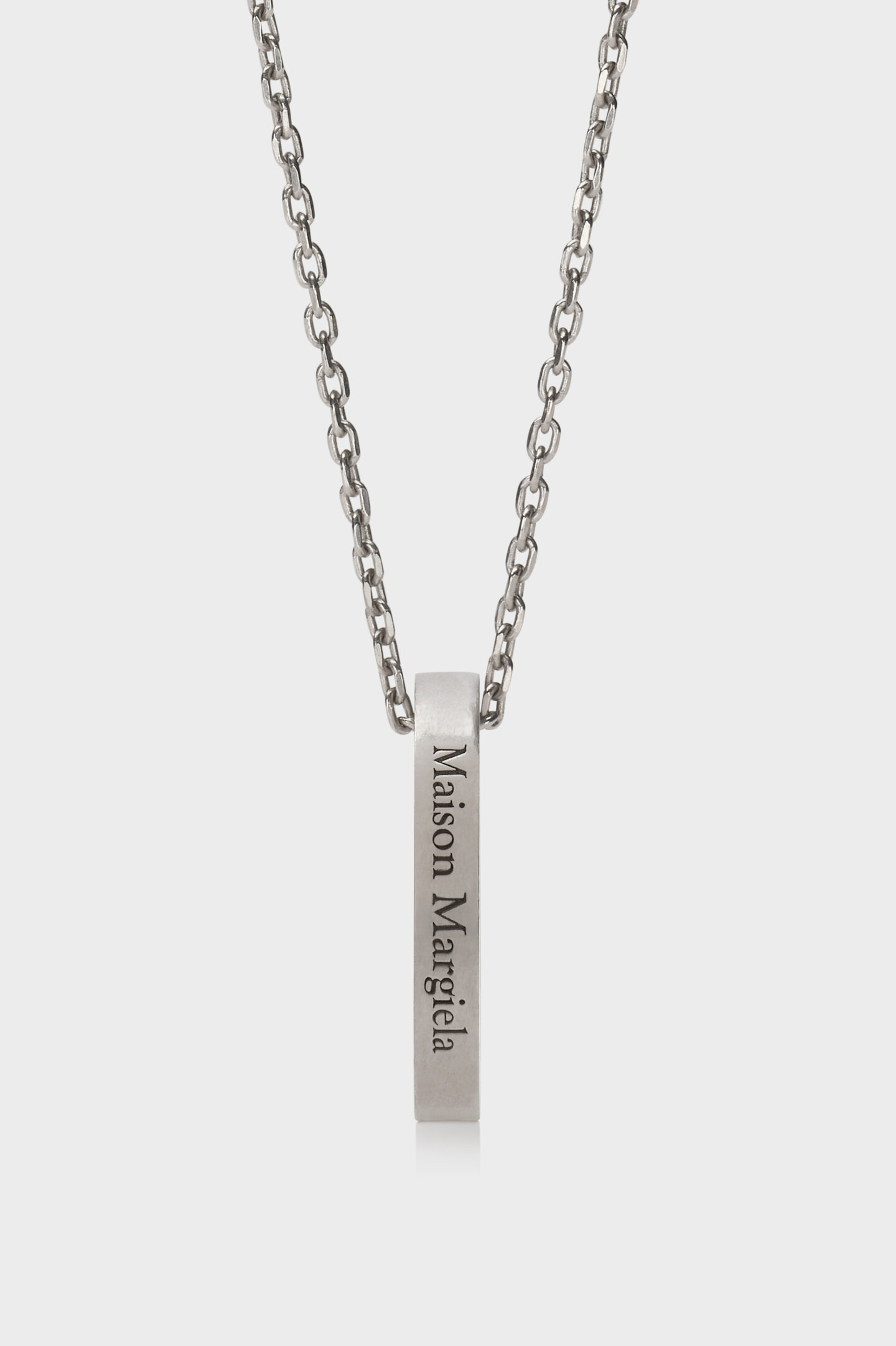 Maison Margiela リング ネックレス ロゴ リング ネックレス グレー 