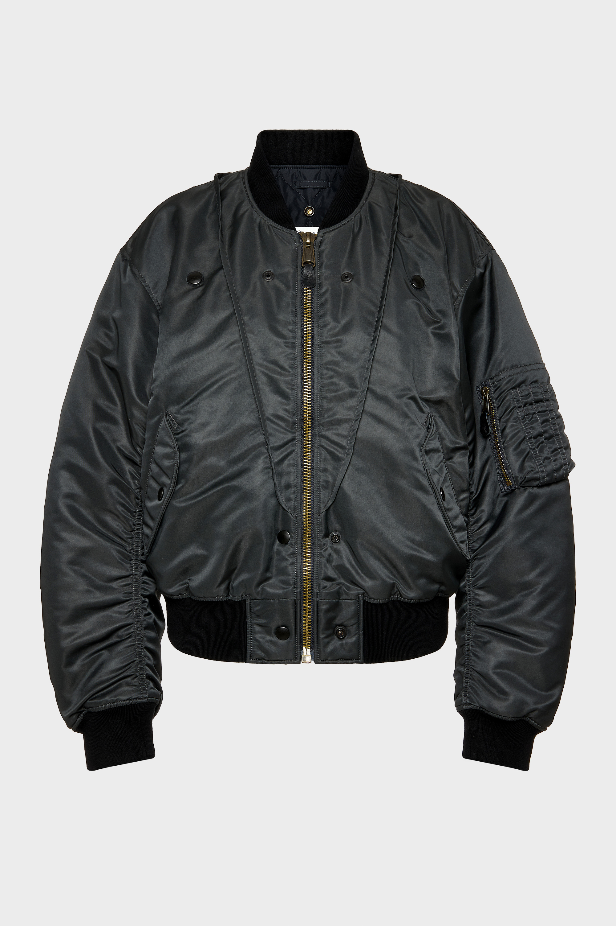 Dark grey Reversible Bomber Jacket | Maison Margiela Official