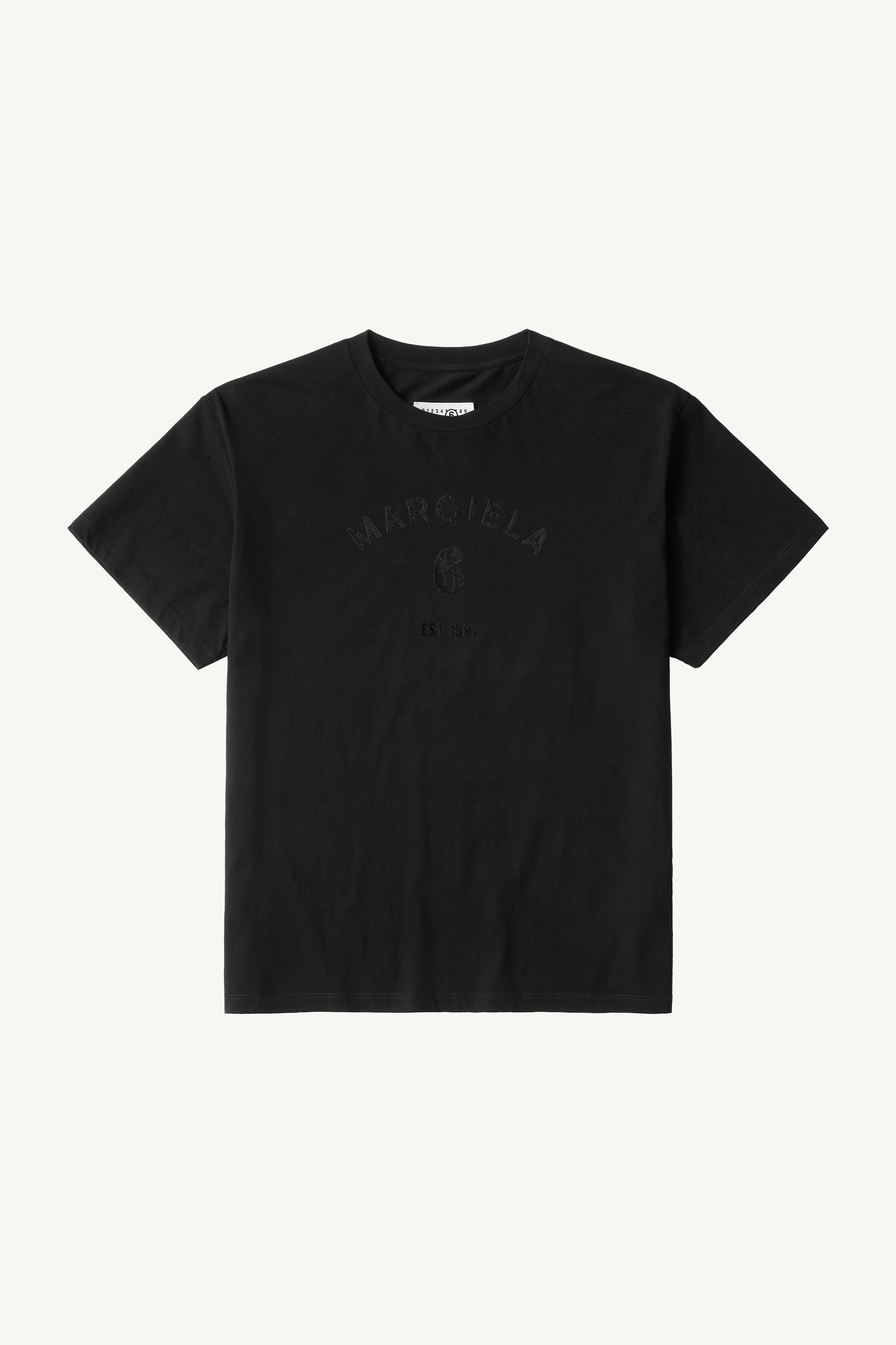 Black Mannequin Print T-Shirt | MM6 Official