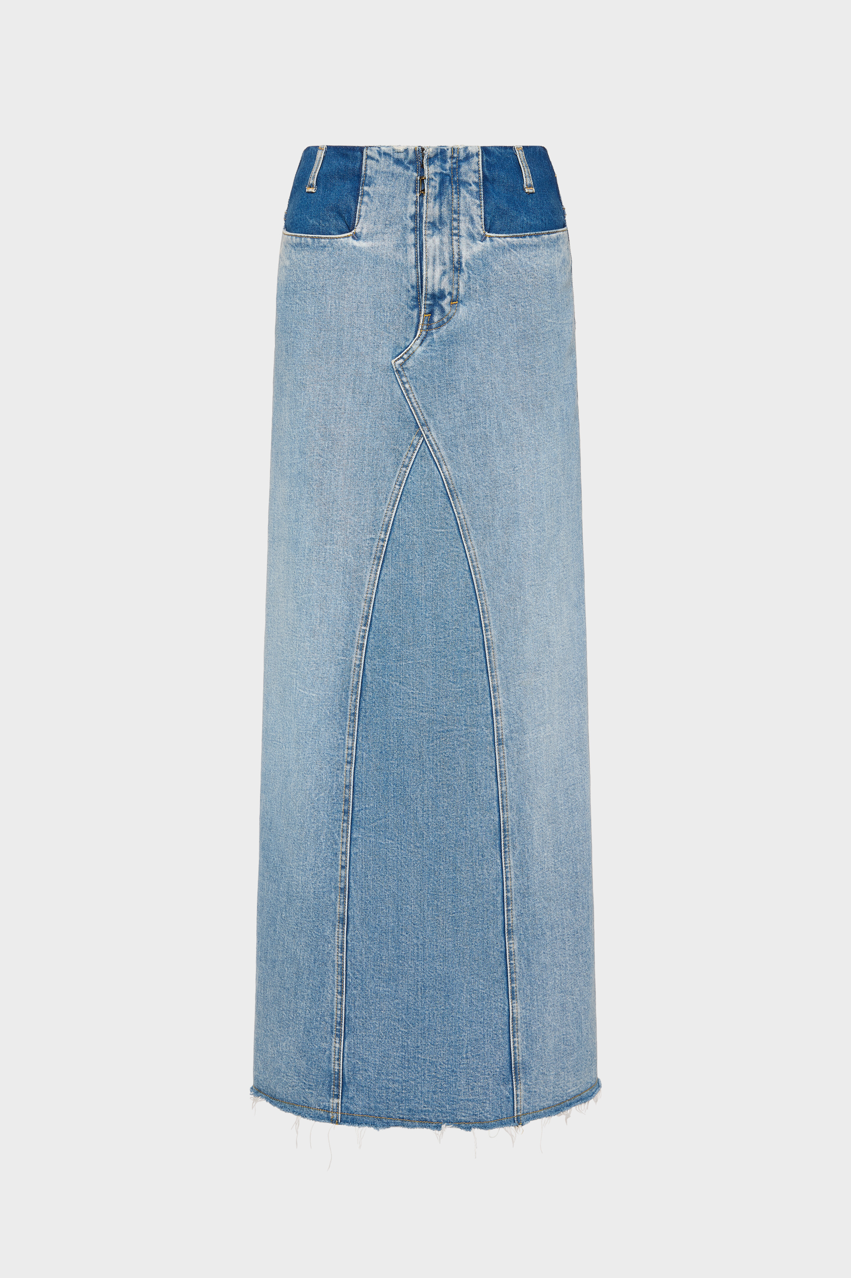Maison Margiela ツートン デニム マキシスカート
