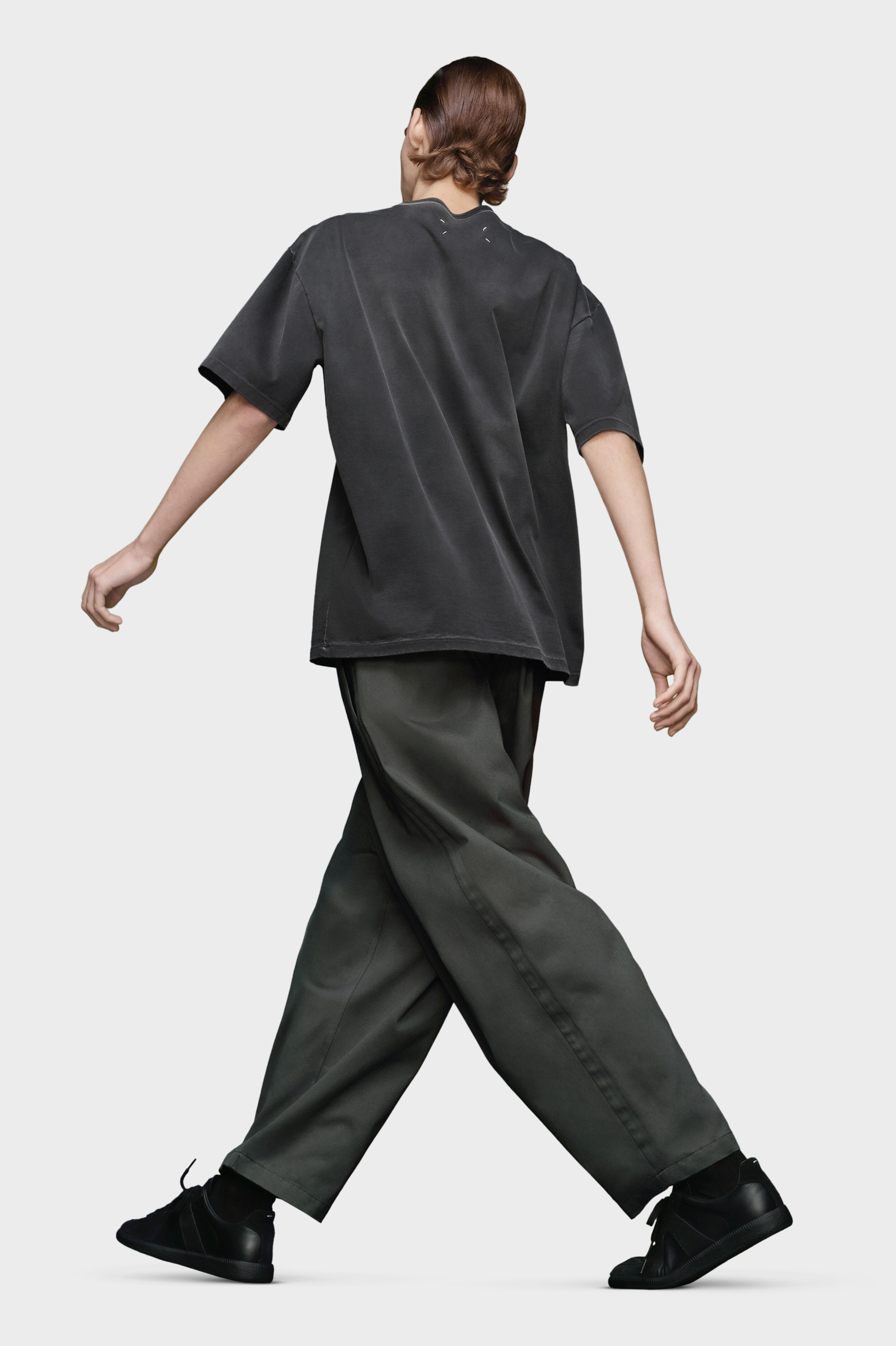 Black Jersey Relaxed Fit T-Shirt | Maison Margiela