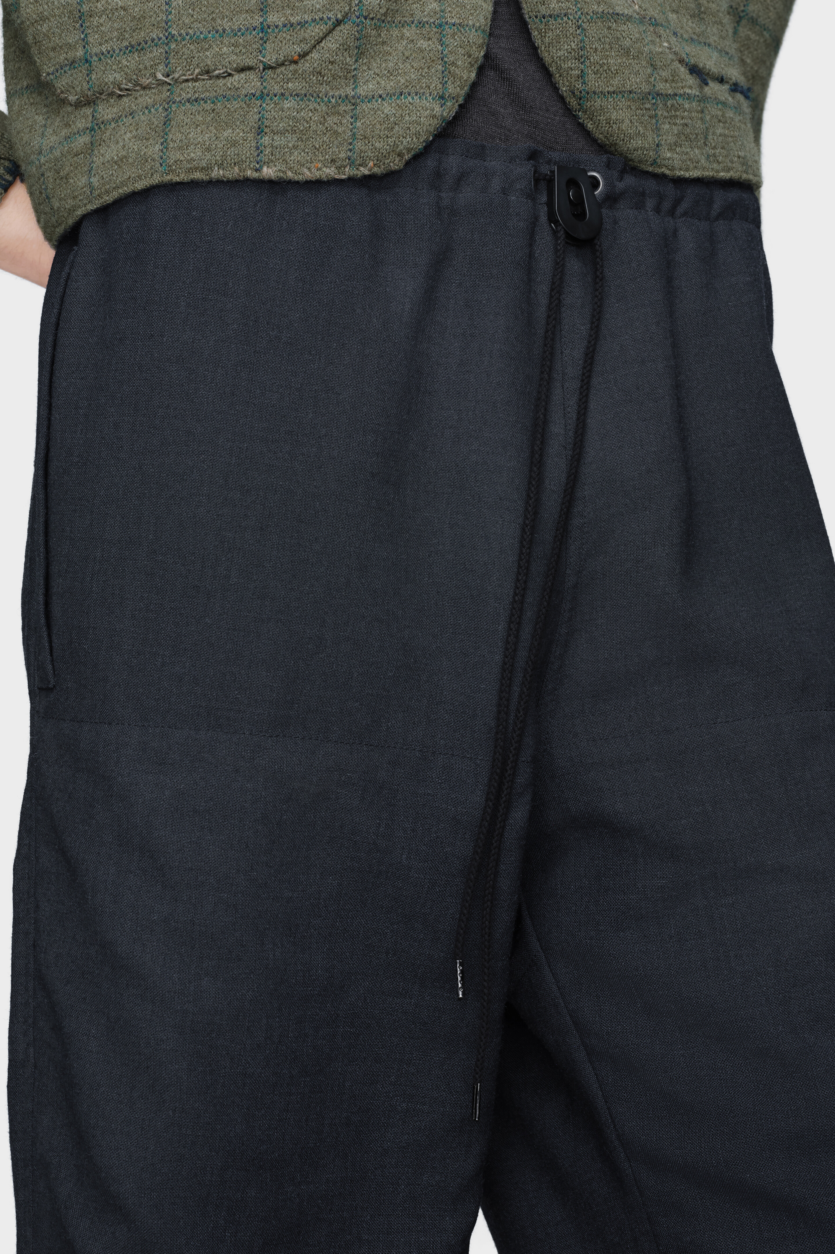 Wool trousers Dark blue | Maison Margiela Official