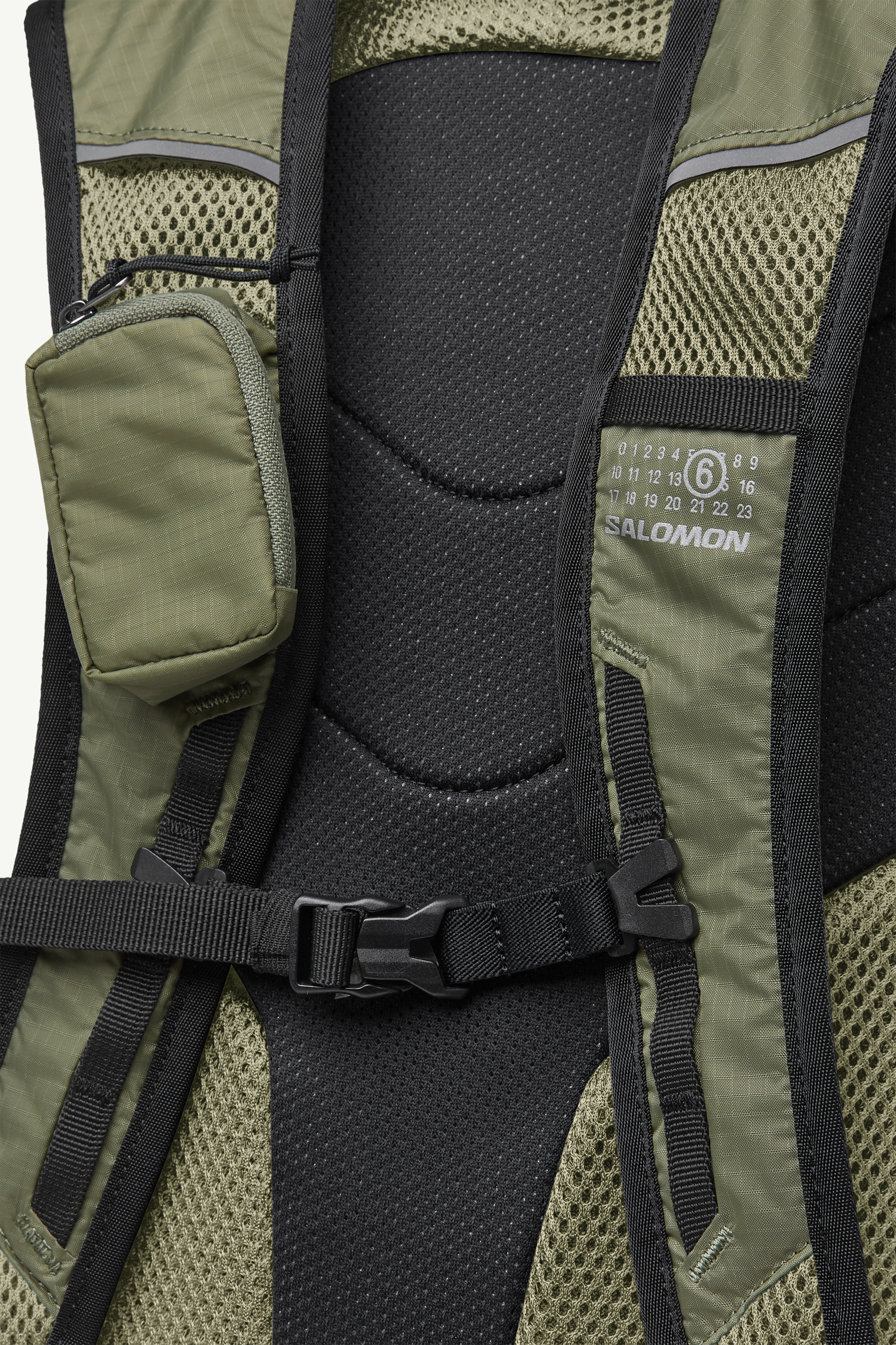 Green MM6 x Salomon Numeric Nylon Backpack | MM6 Official