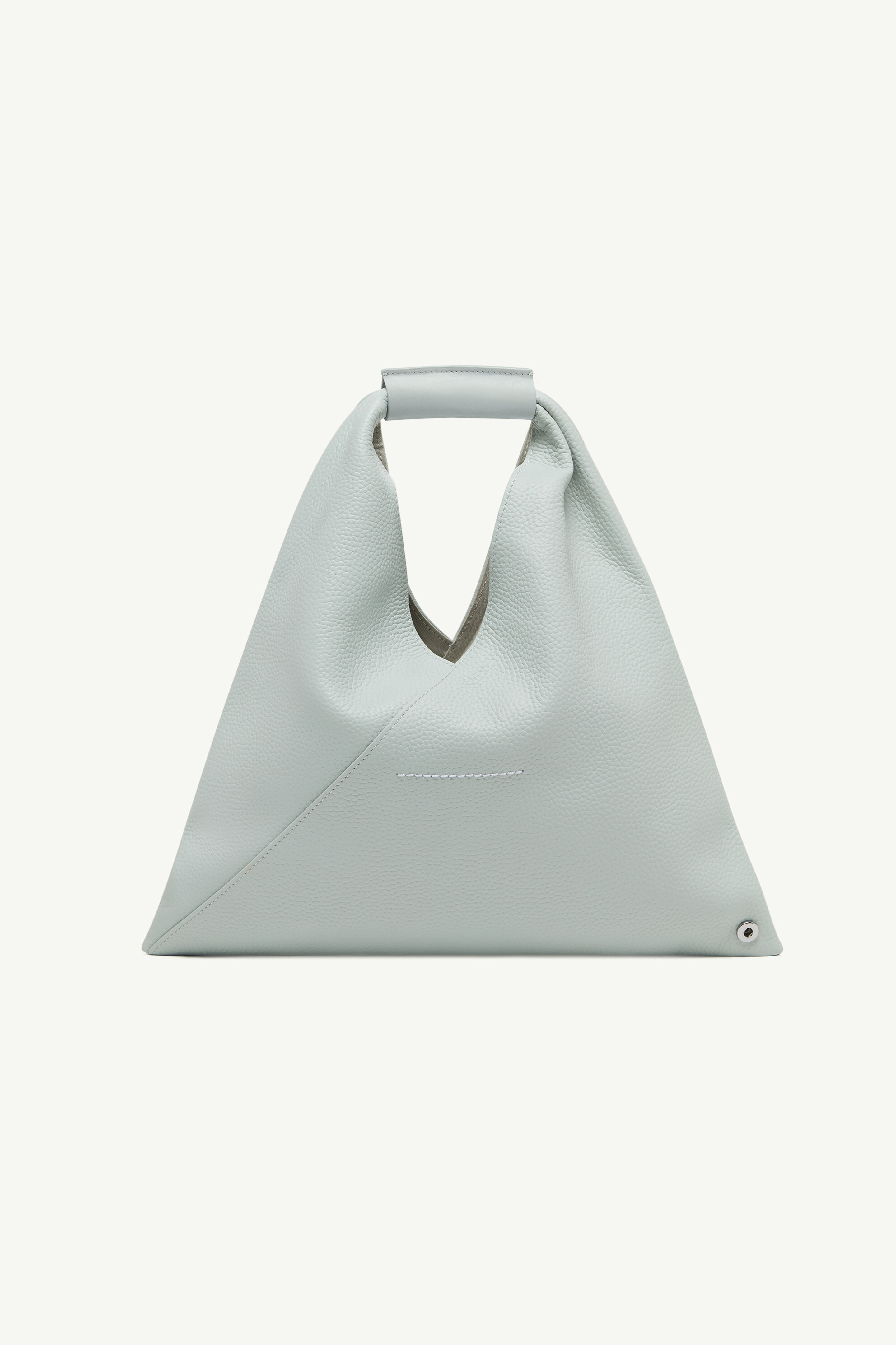 Grey Grain Leather Japanese Bag | MM6