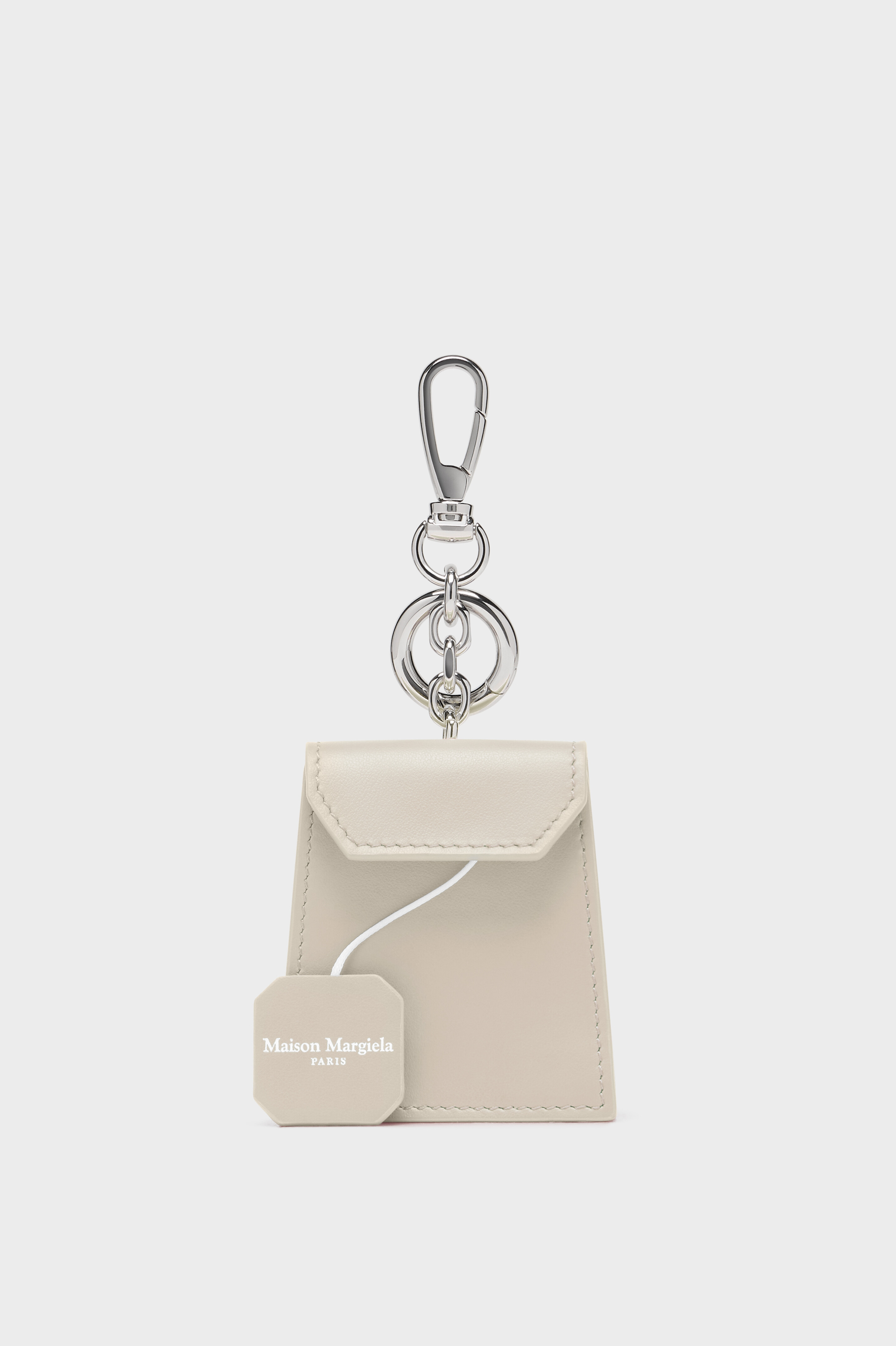 Leather tea bag charm